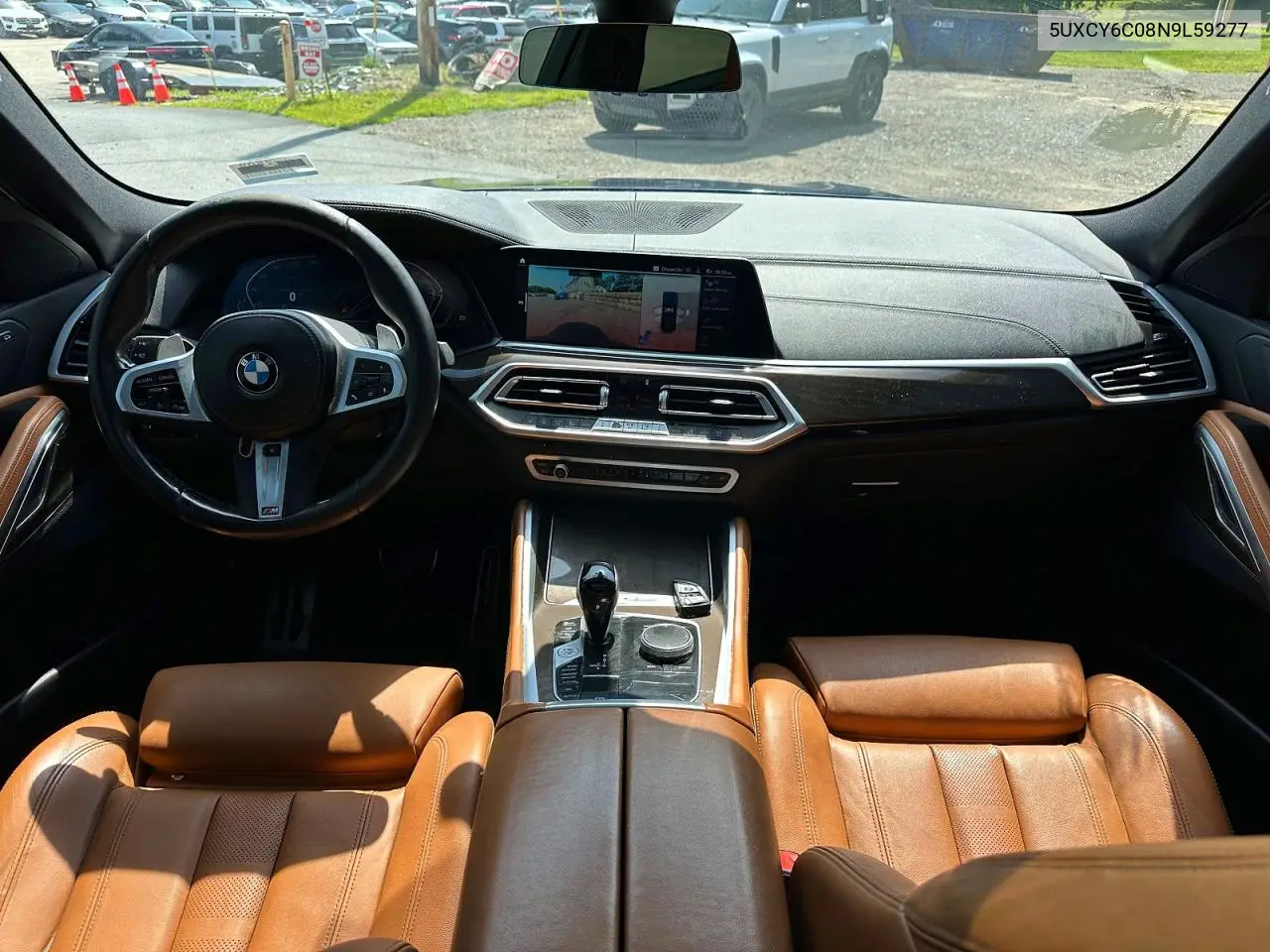 2022 BMW X6 xDrive40I VIN: 5UXCY6C08N9L59277 Lot: 59860946