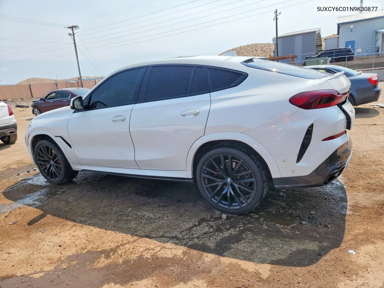 2022 BMW X6 xDrive40I VIN: 5UXCY6C01N9K30877 Lot: 60004106