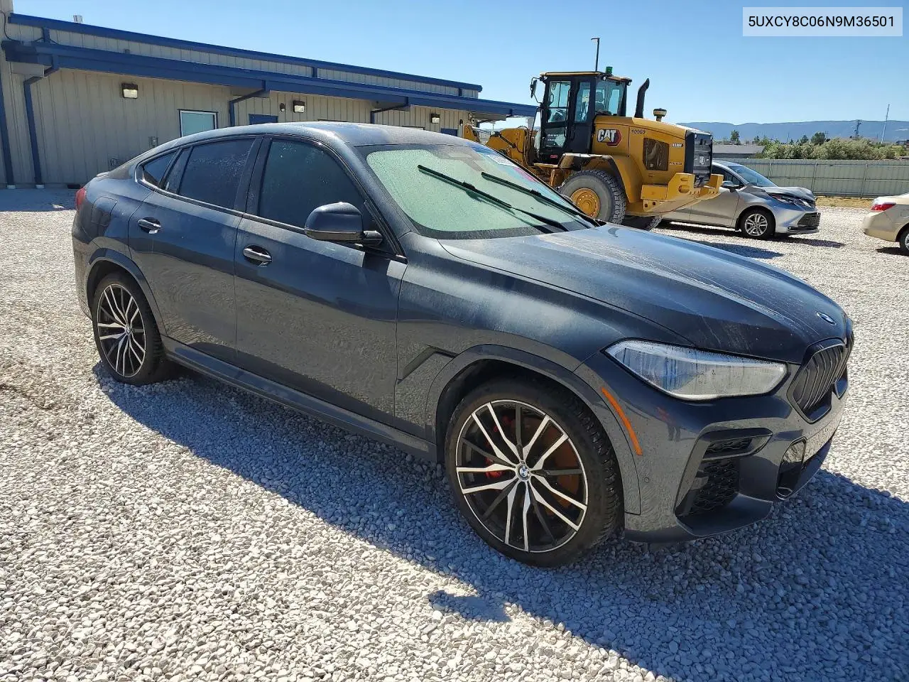 2022 BMW X6 M50I VIN: 5UXCY8C06N9M36501 Lot: 60999836