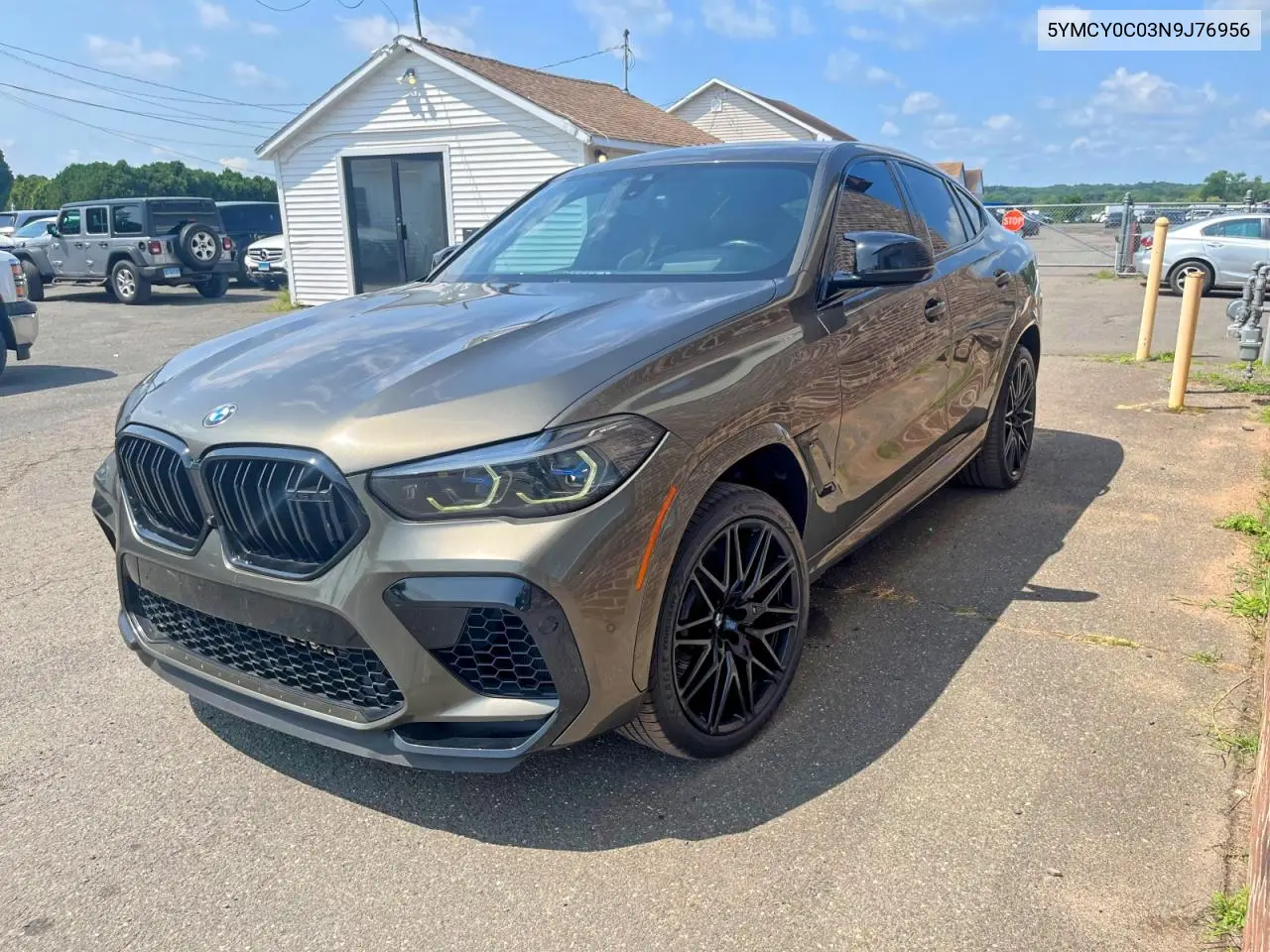 2022 BMW X6 M VIN: 5YMCY0C03N9J76956 Lot: 62443606