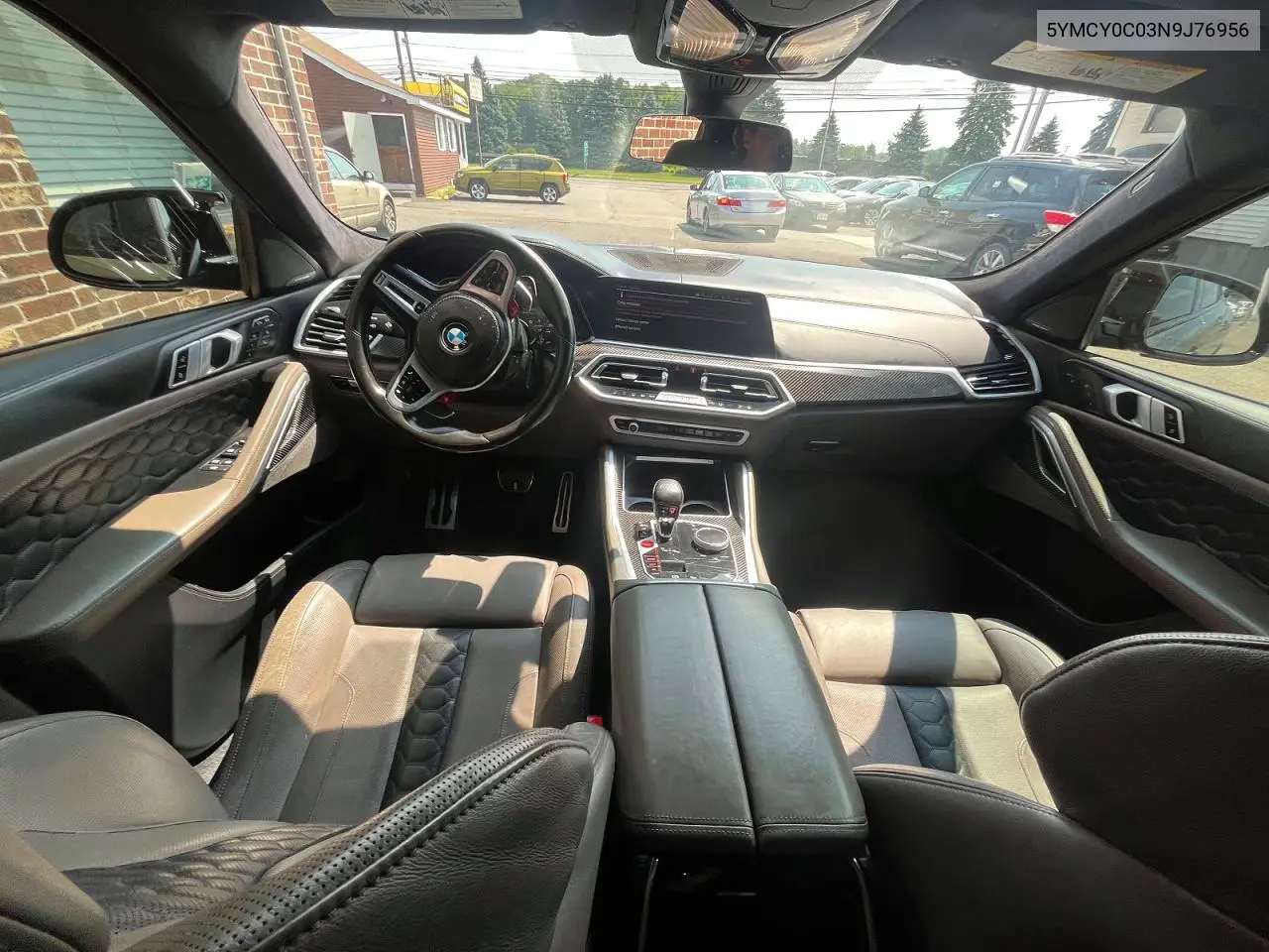 2022 BMW X6 M VIN: 5YMCY0C03N9J76956 Lot: 62443606