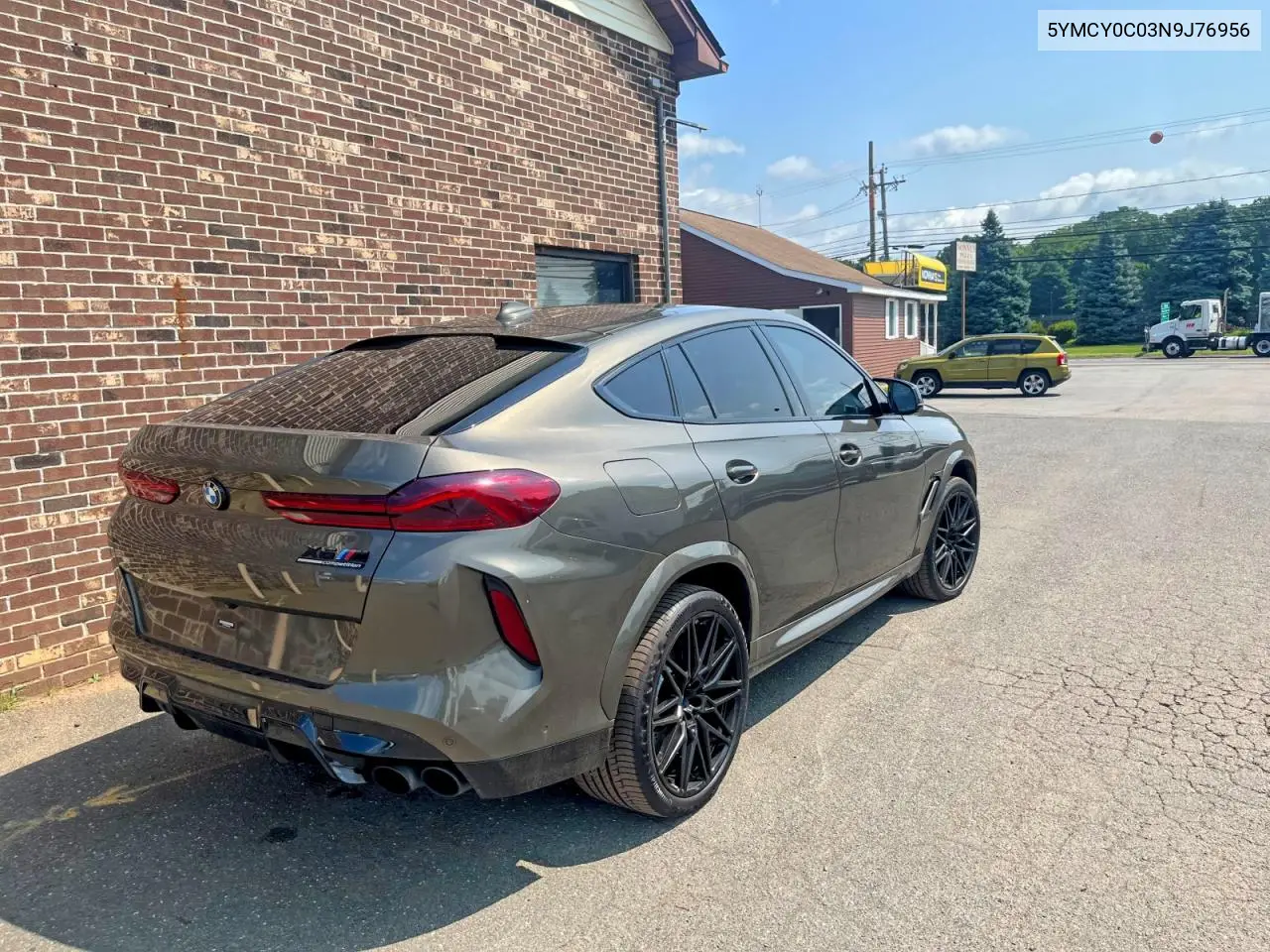 2022 BMW X6 M VIN: 5YMCY0C03N9J76956 Lot: 62443606