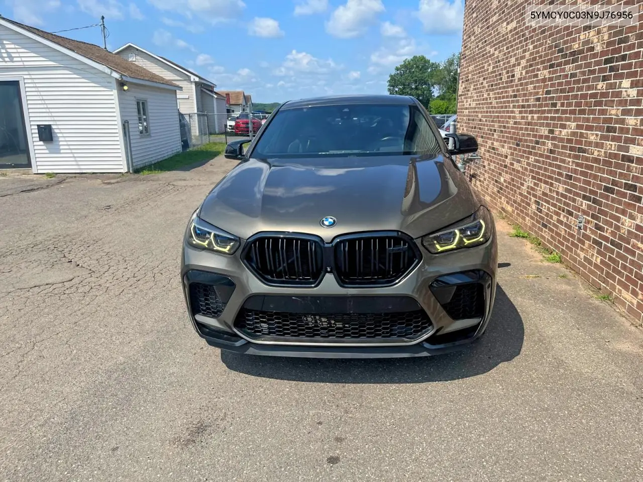 2022 BMW X6 M VIN: 5YMCY0C03N9J76956 Lot: 62443606