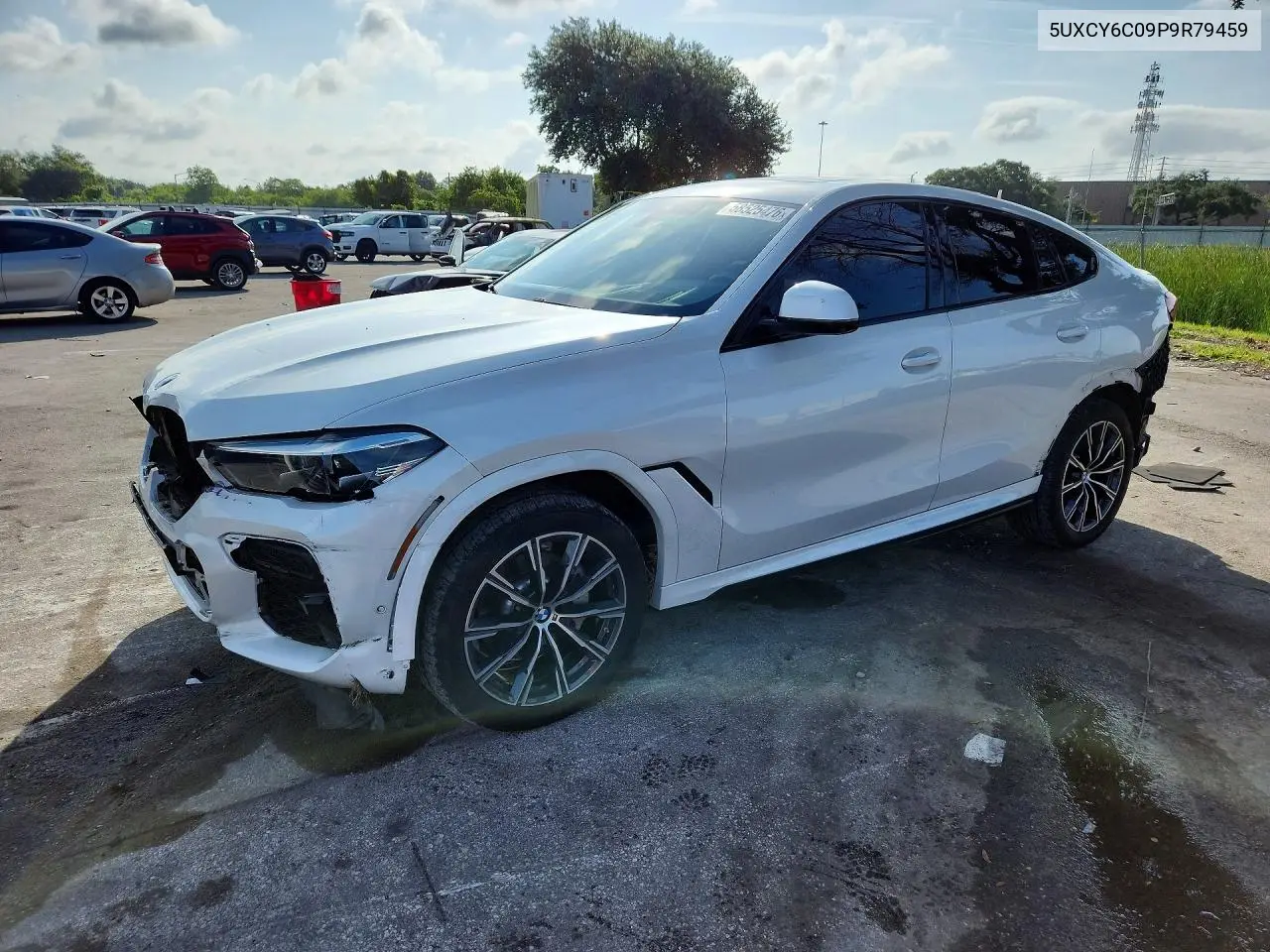 2023 BMW X6 xDrive40I VIN: 5UXCY6C09P9R79459 Lot: 58525476