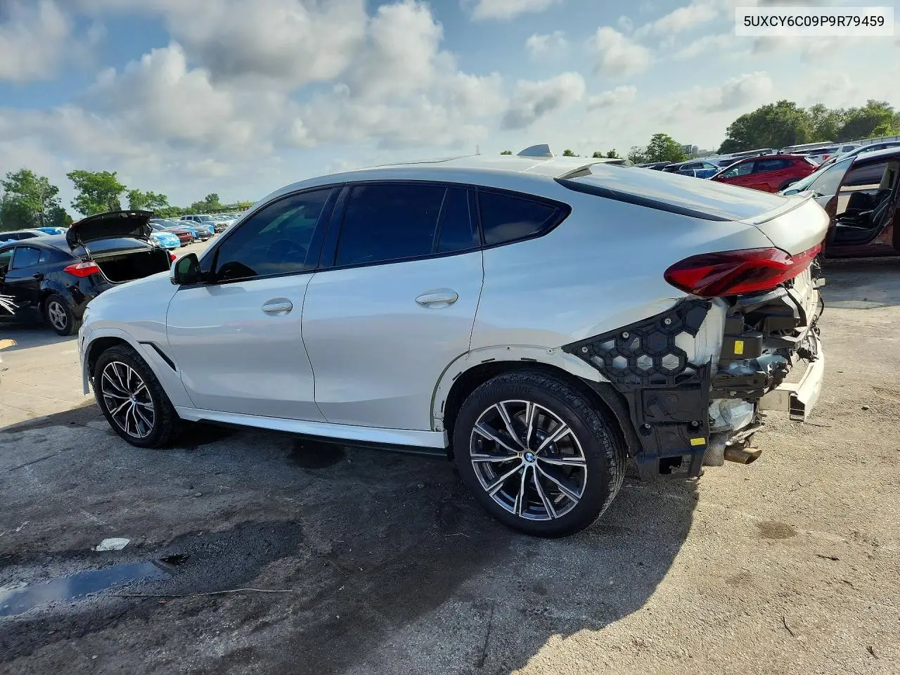 2023 BMW X6 xDrive40I VIN: 5UXCY6C09P9R79459 Lot: 58525476