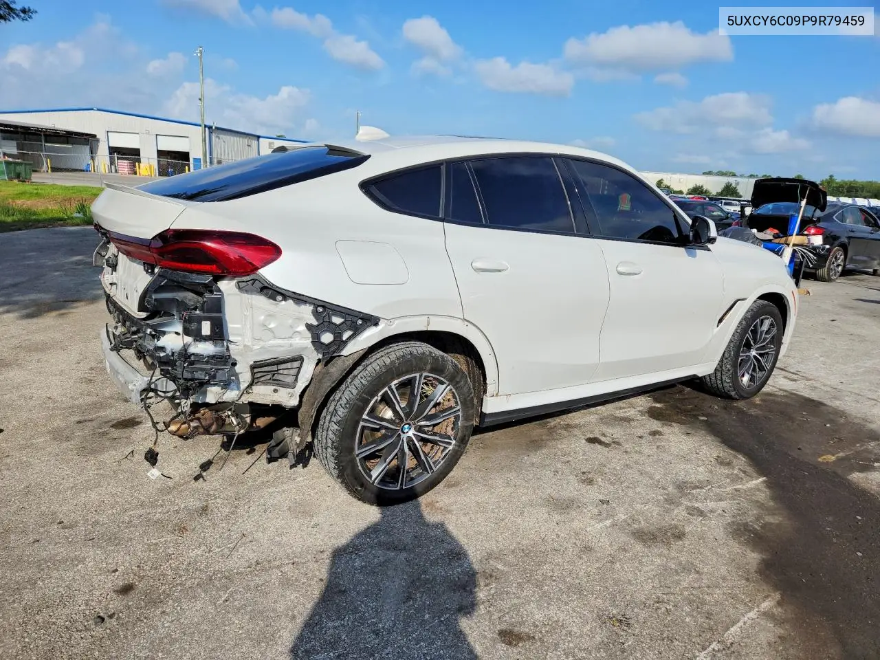 2023 BMW X6 xDrive40I VIN: 5UXCY6C09P9R79459 Lot: 58525476