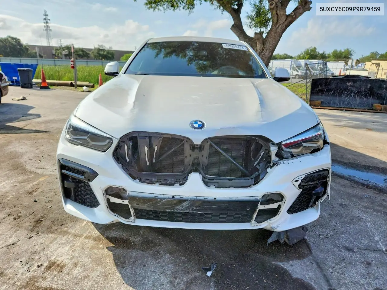 2023 BMW X6 xDrive40I VIN: 5UXCY6C09P9R79459 Lot: 58525476