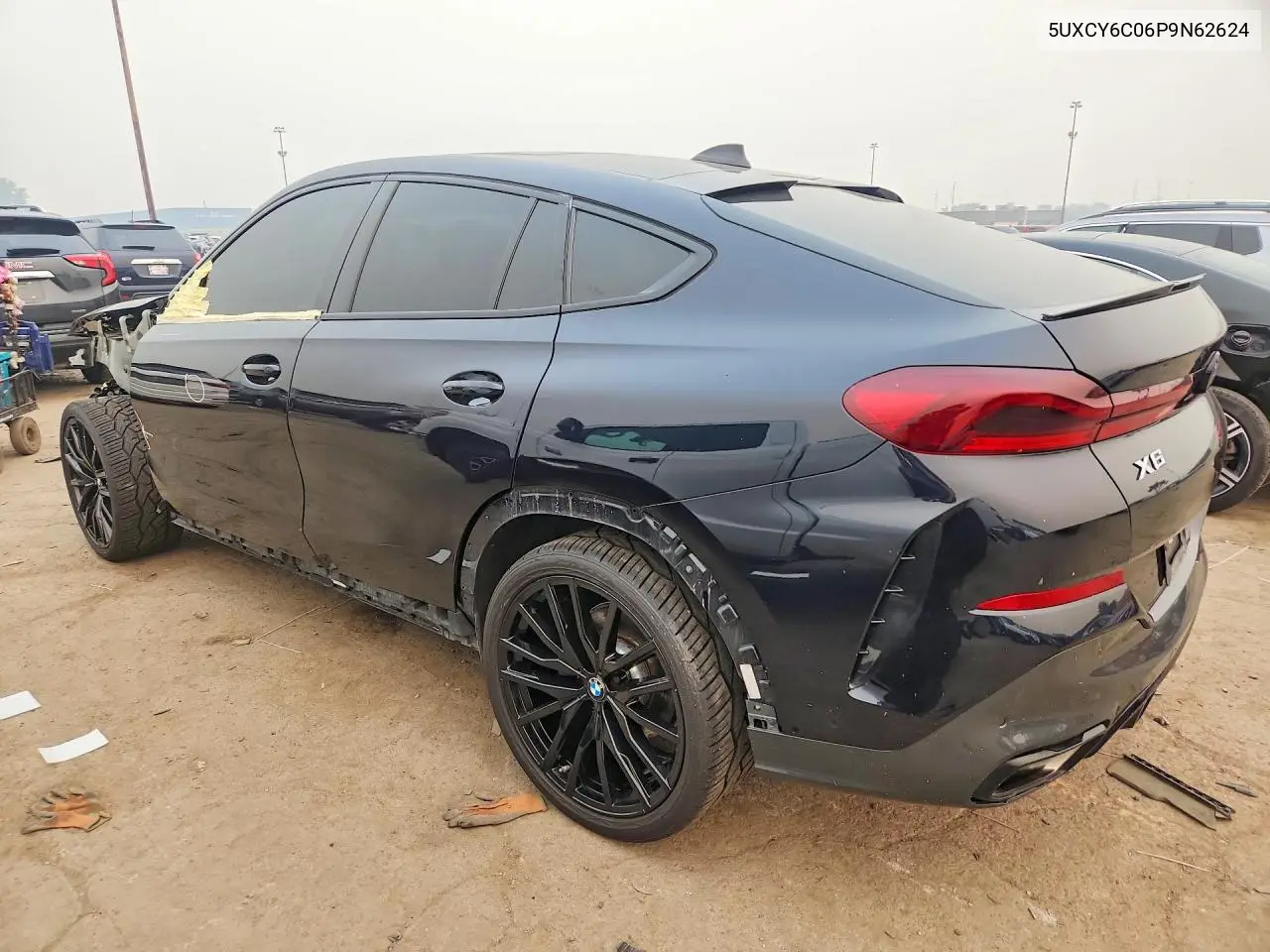 2023 BMW X6 xDrive40I VIN: 5UXCY6C06P9N62624 Lot: 61060266