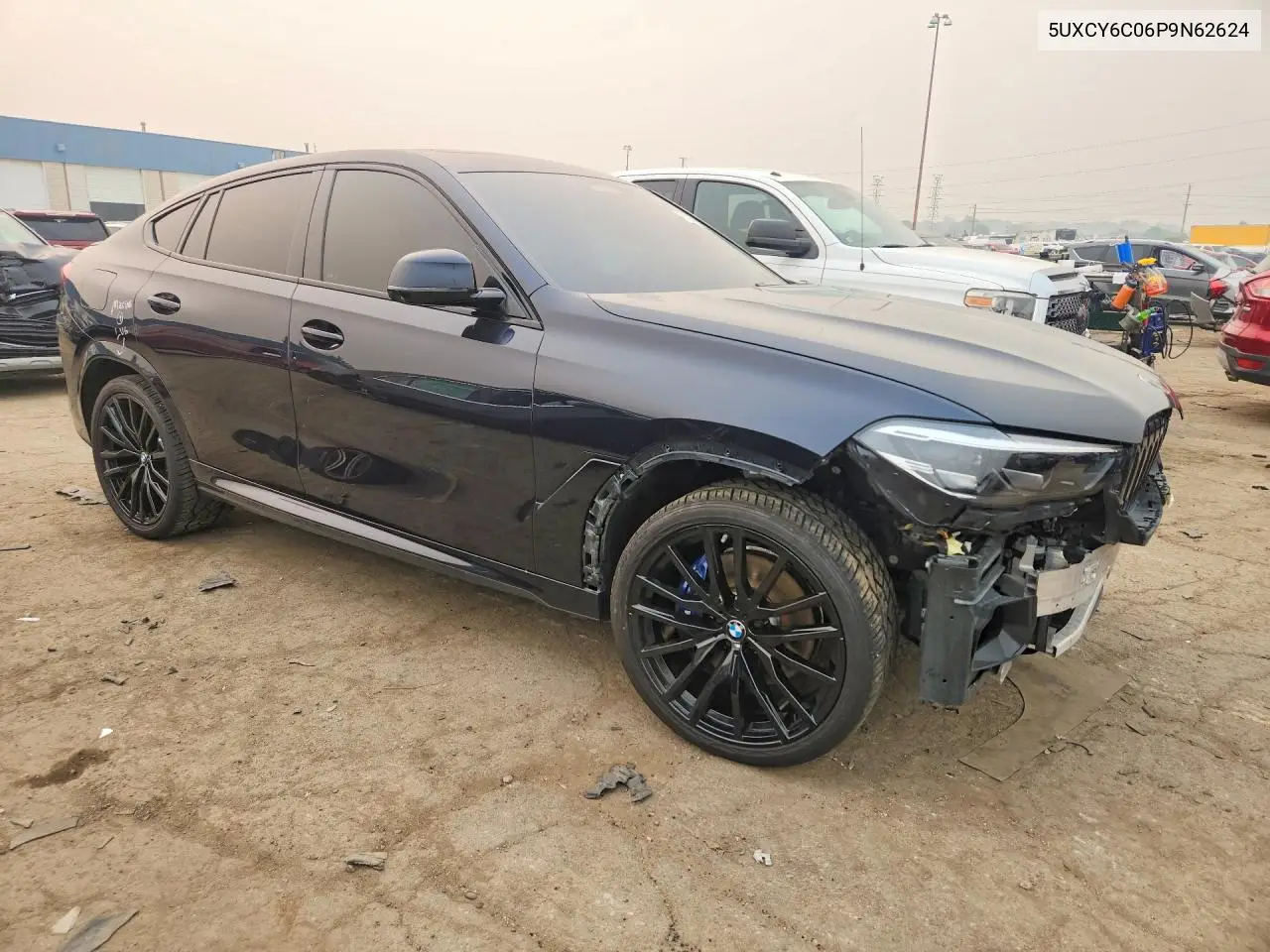 2023 BMW X6 xDrive40I VIN: 5UXCY6C06P9N62624 Lot: 61060266