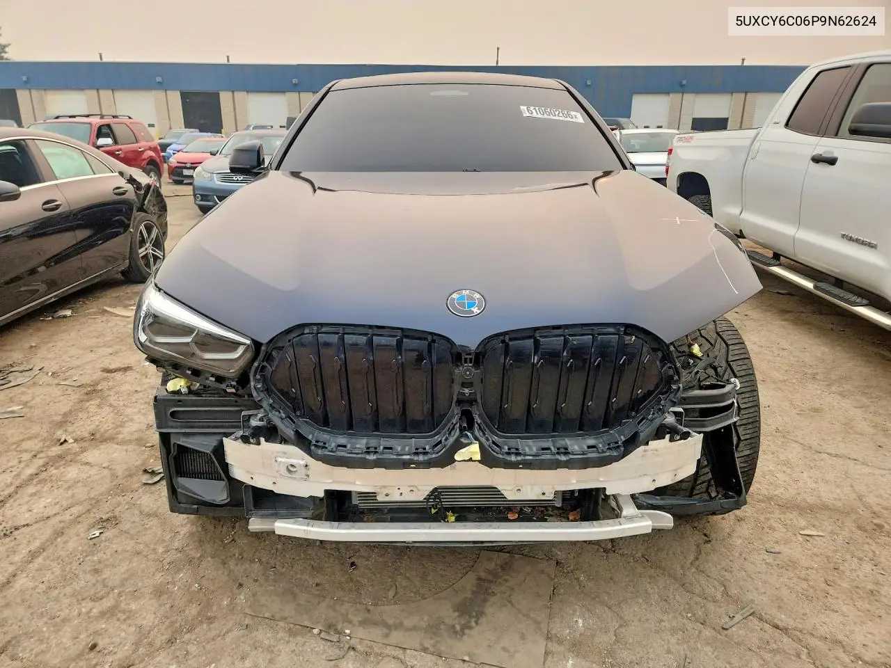 2023 BMW X6 xDrive40I VIN: 5UXCY6C06P9N62624 Lot: 61060266