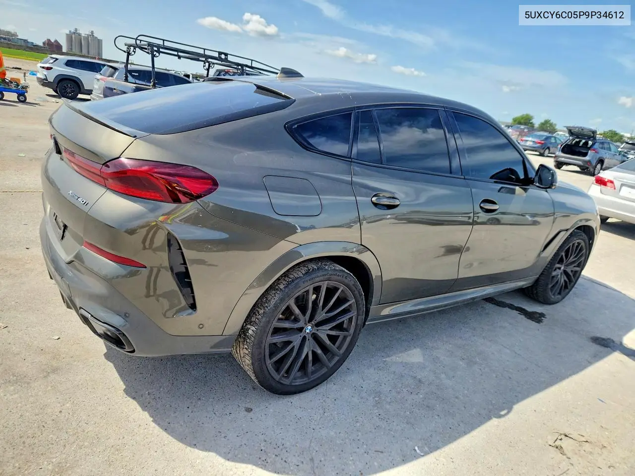 2023 BMW X6 xDrive40I VIN: 5UXCY6C05P9P34612 Lot: 61322796