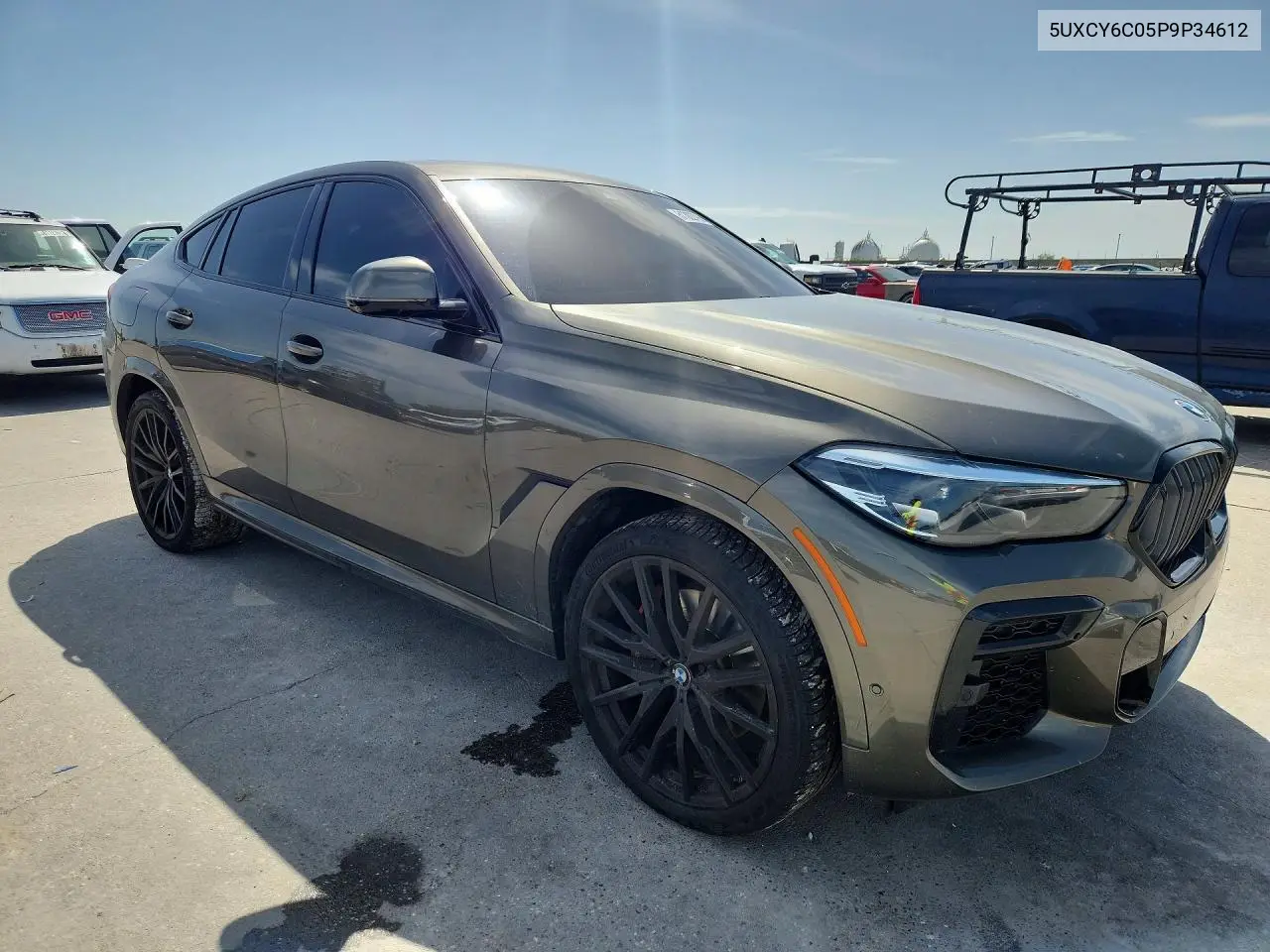 2023 BMW X6 xDrive40I VIN: 5UXCY6C05P9P34612 Lot: 61322796