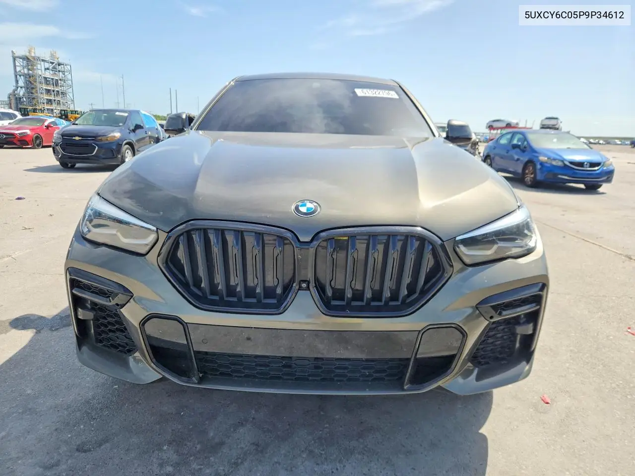 2023 BMW X6 xDrive40I VIN: 5UXCY6C05P9P34612 Lot: 61322796