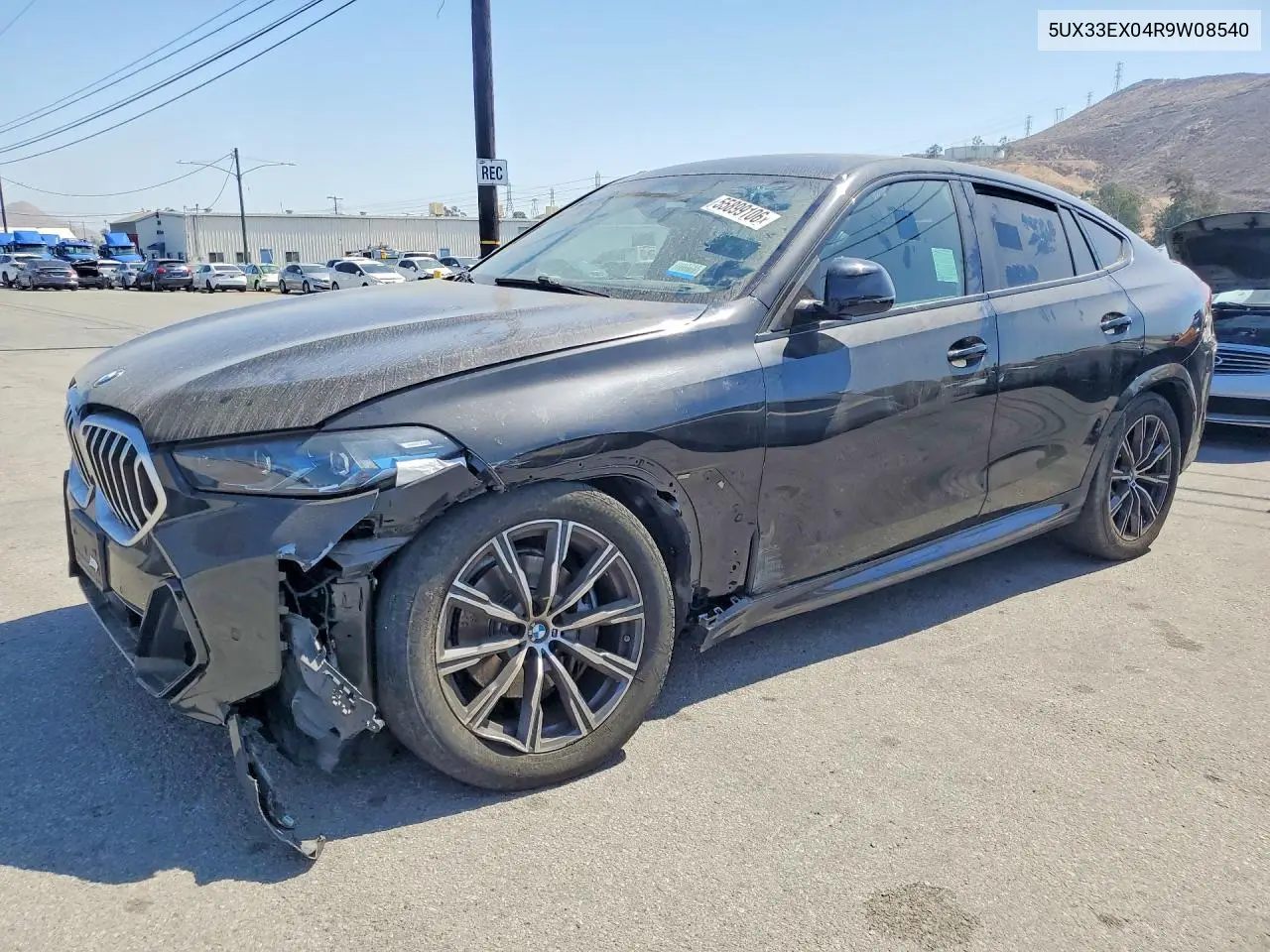 2024 BMW X6 xDrive40I VIN: 5UX33EX04R9W08540 Lot: 55899106