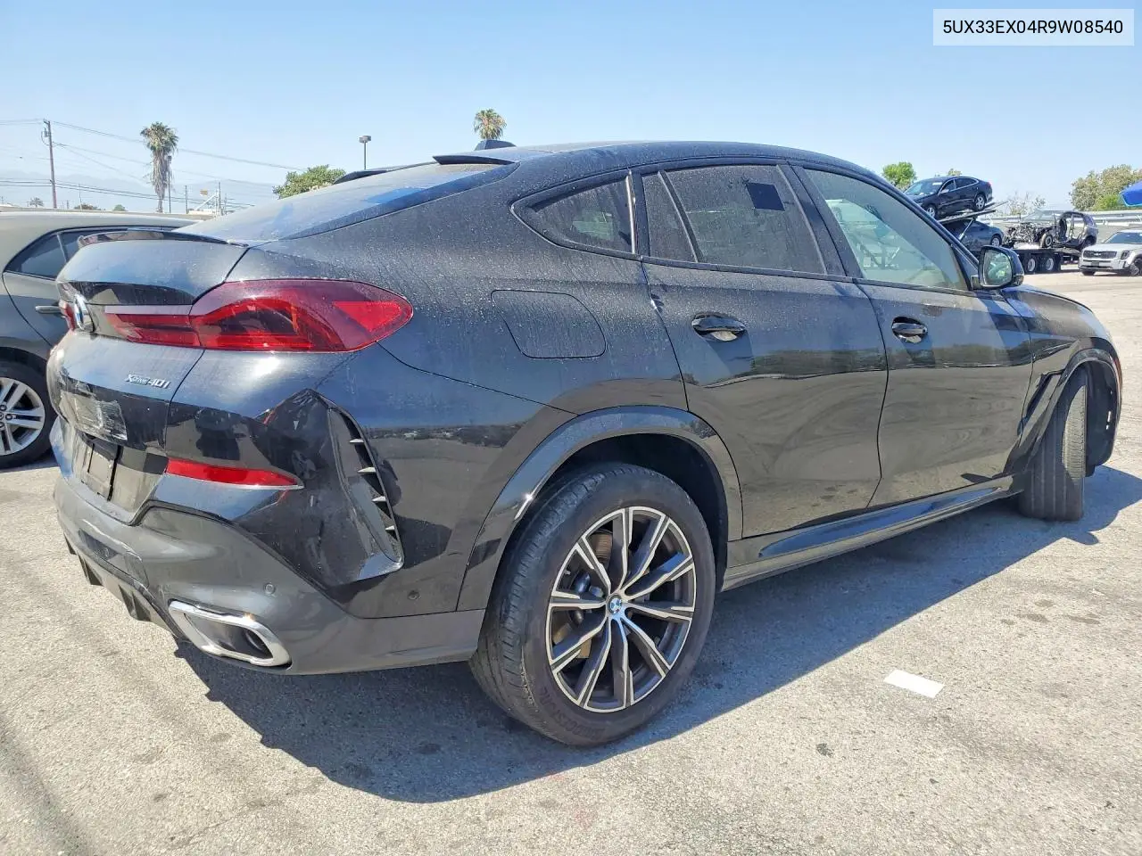 2024 BMW X6 xDrive40I VIN: 5UX33EX04R9W08540 Lot: 55899106