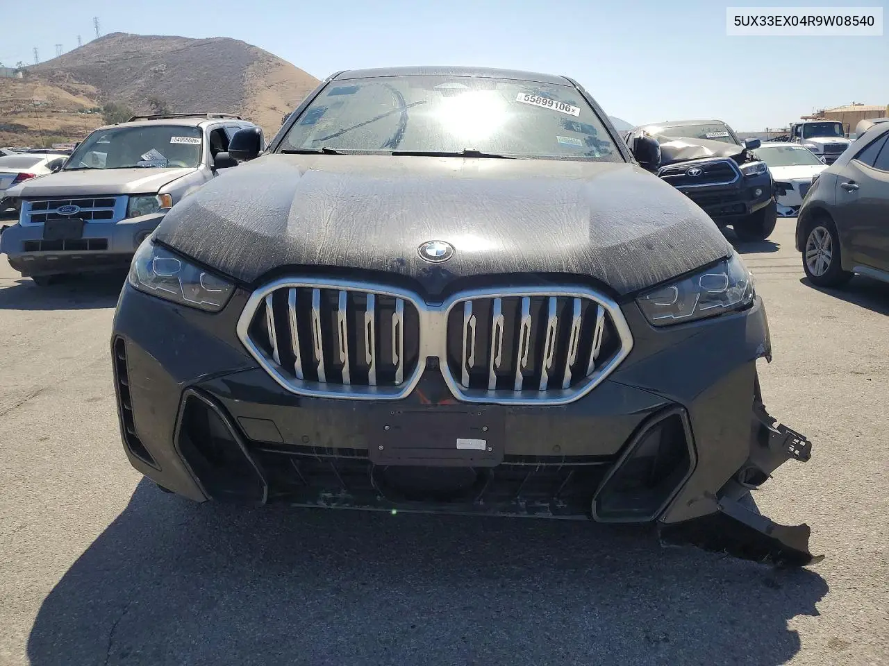 2024 BMW X6 xDrive40I VIN: 5UX33EX04R9W08540 Lot: 55899106