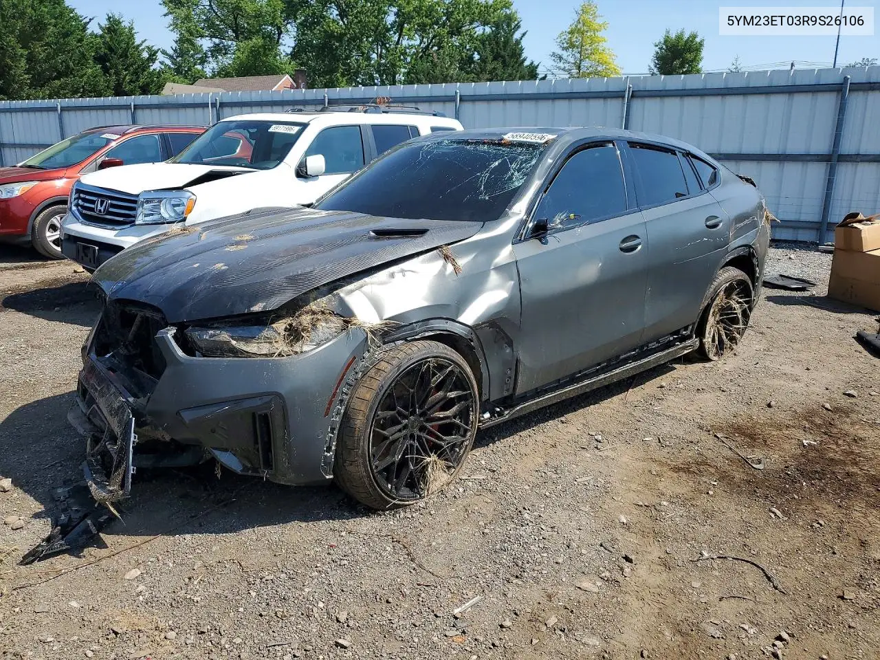 2024 BMW X6 M Competition VIN: 5YM23ET03R9S26106 Lot: 58940596