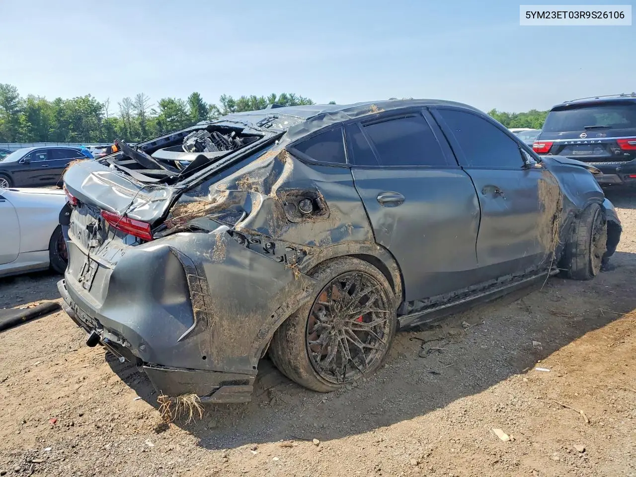 2024 BMW X6 M Competition VIN: 5YM23ET03R9S26106 Lot: 58940596