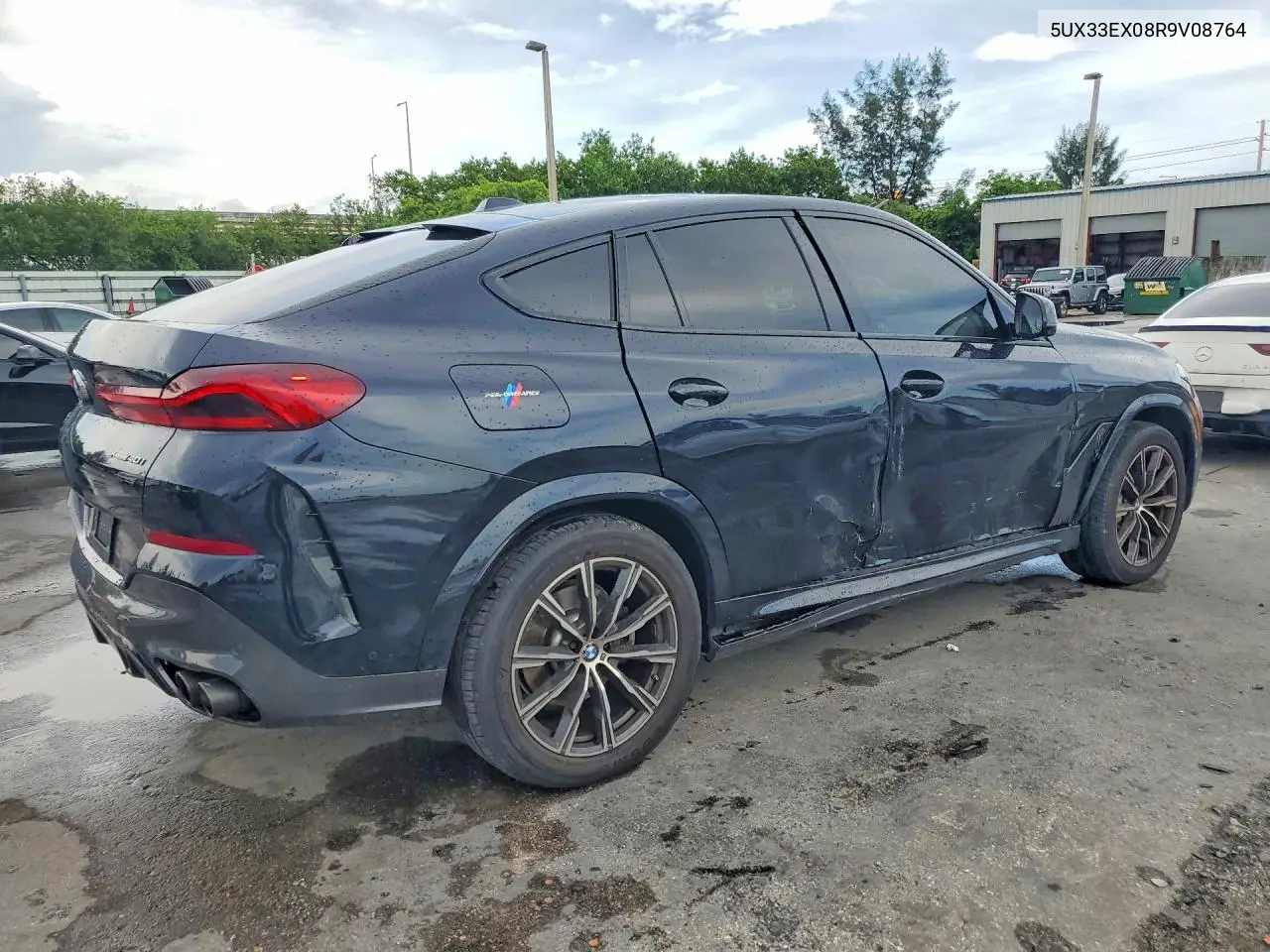 2024 BMW X6 xDrive40I VIN: 5UX33EX08R9V08764 Lot: 59888426