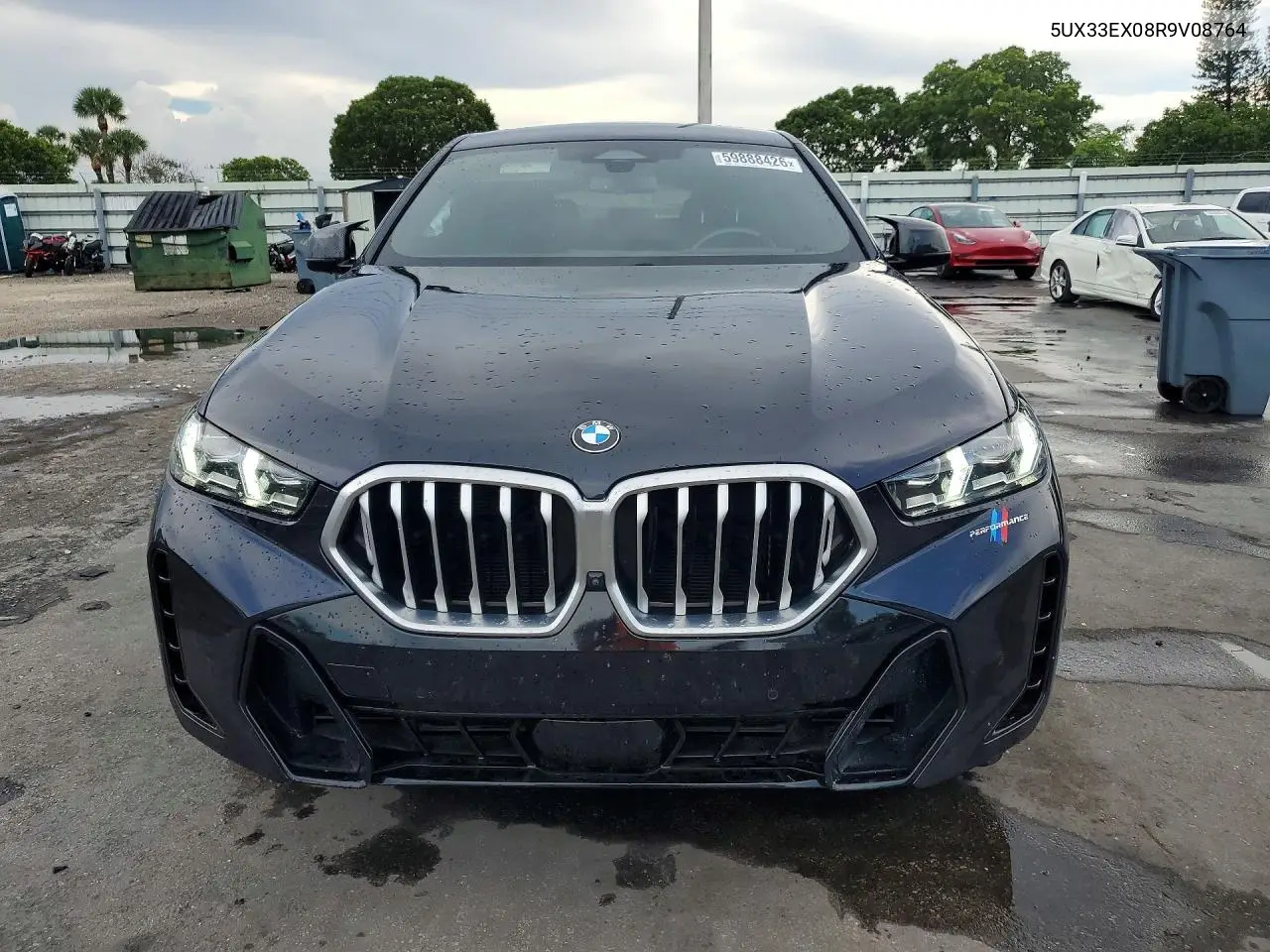 2024 BMW X6 xDrive40I VIN: 5UX33EX08R9V08764 Lot: 59888426
