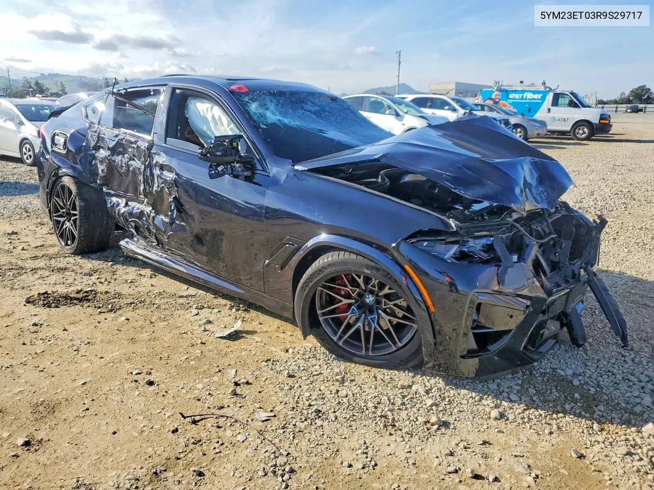 2024 BMW X6 M Competition VIN: 5YM23ET03R9S29717 Lot: 77426125