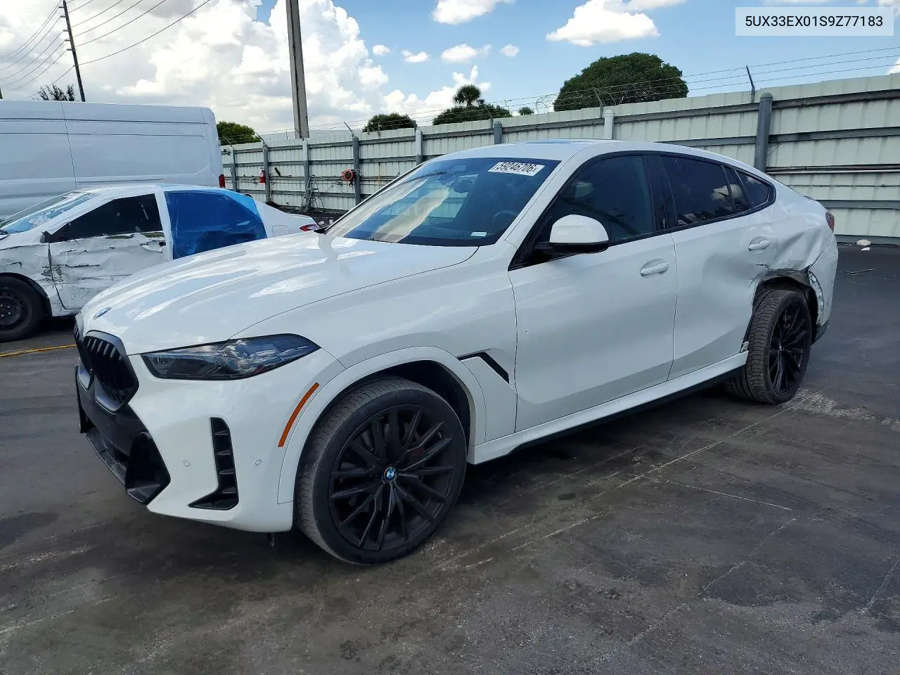 2025 BMW X6 xDrive40I VIN: 5UX33EX01S9Z77183 Lot: 59246706