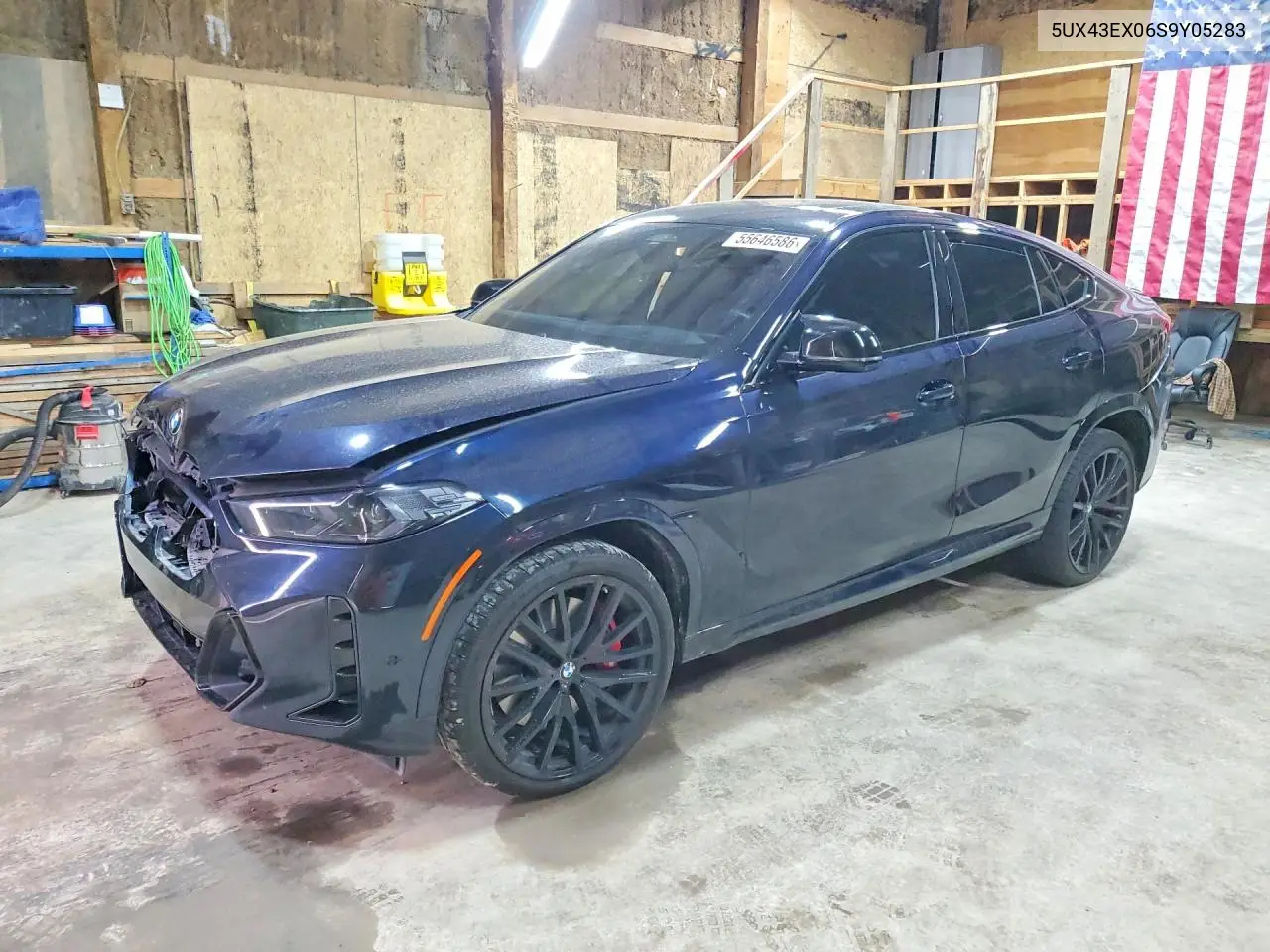 2026 BMW X6 M60I VIN: 5UX43EX06S9Y05283 Lot: 55646586