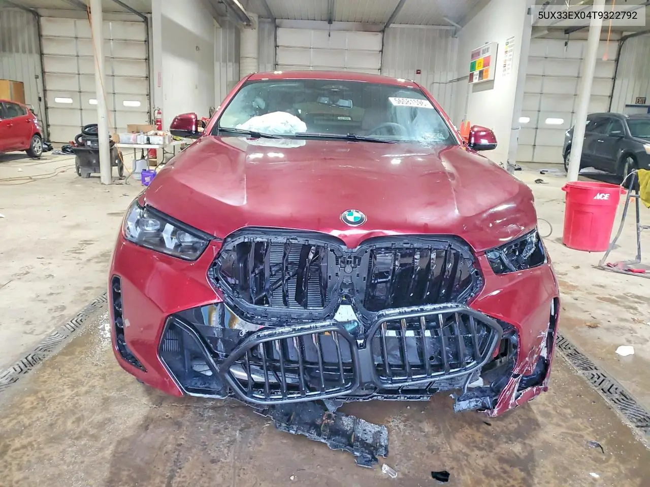 2026 BMW X6 xDrive40I VIN: 5UX33EX04T9322792 Lot: 56581596