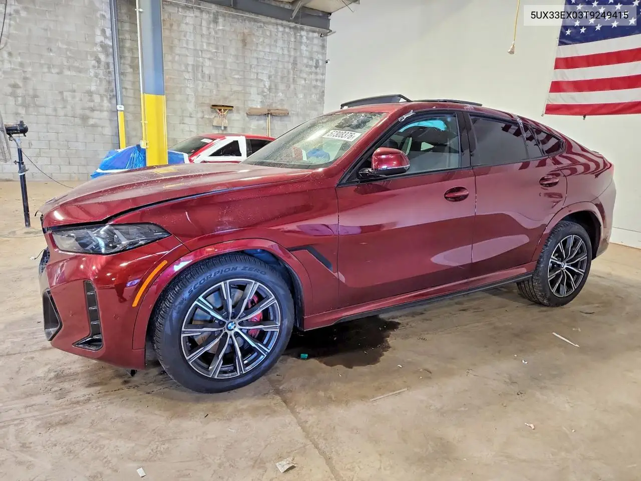 2026 BMW X6 xDrive40I VIN: 5UX33EX03T9249415 Lot: 57308376