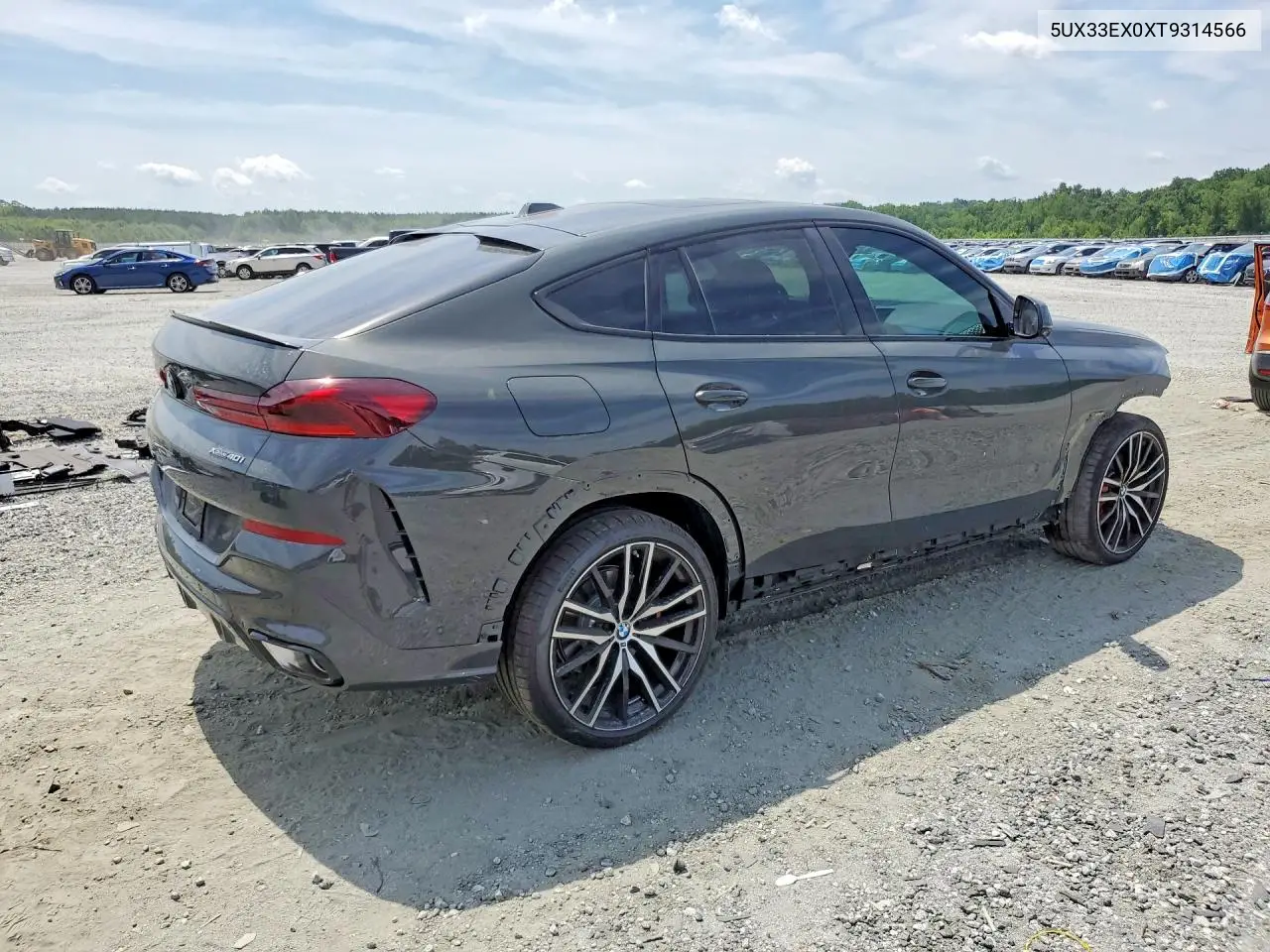 2026 BMW X6 xDrive40I VIN: 5UX33EX0XT9314566 Lot: 58032596