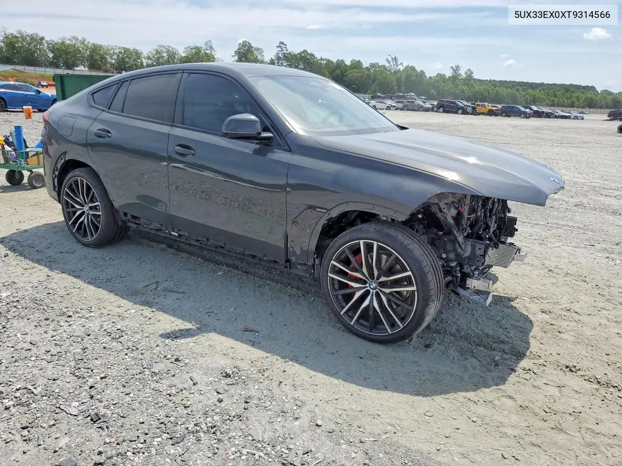 2026 BMW X6 xDrive40I VIN: 5UX33EX0XT9314566 Lot: 58032596