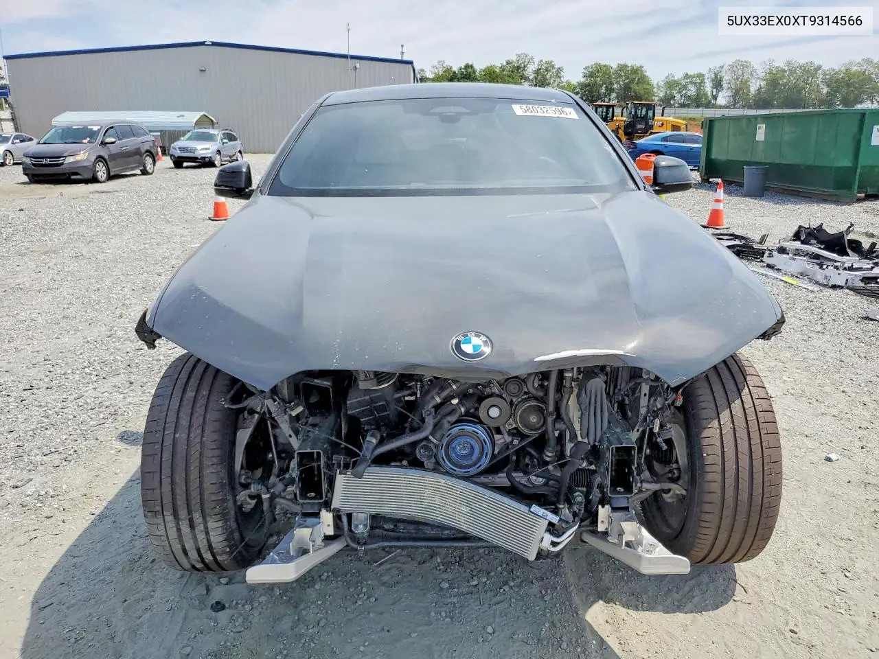 2026 BMW X6 xDrive40I VIN: 5UX33EX0XT9314566 Lot: 58032596