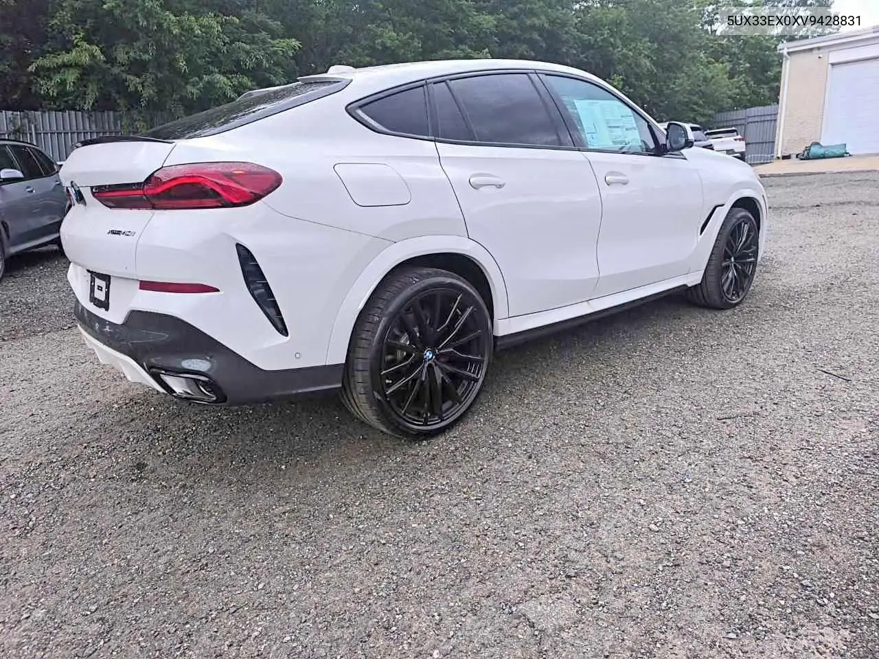 2027 BMW X6 xDrive40I VIN: 5UX33EX0XV9428831 Lot: 55637126