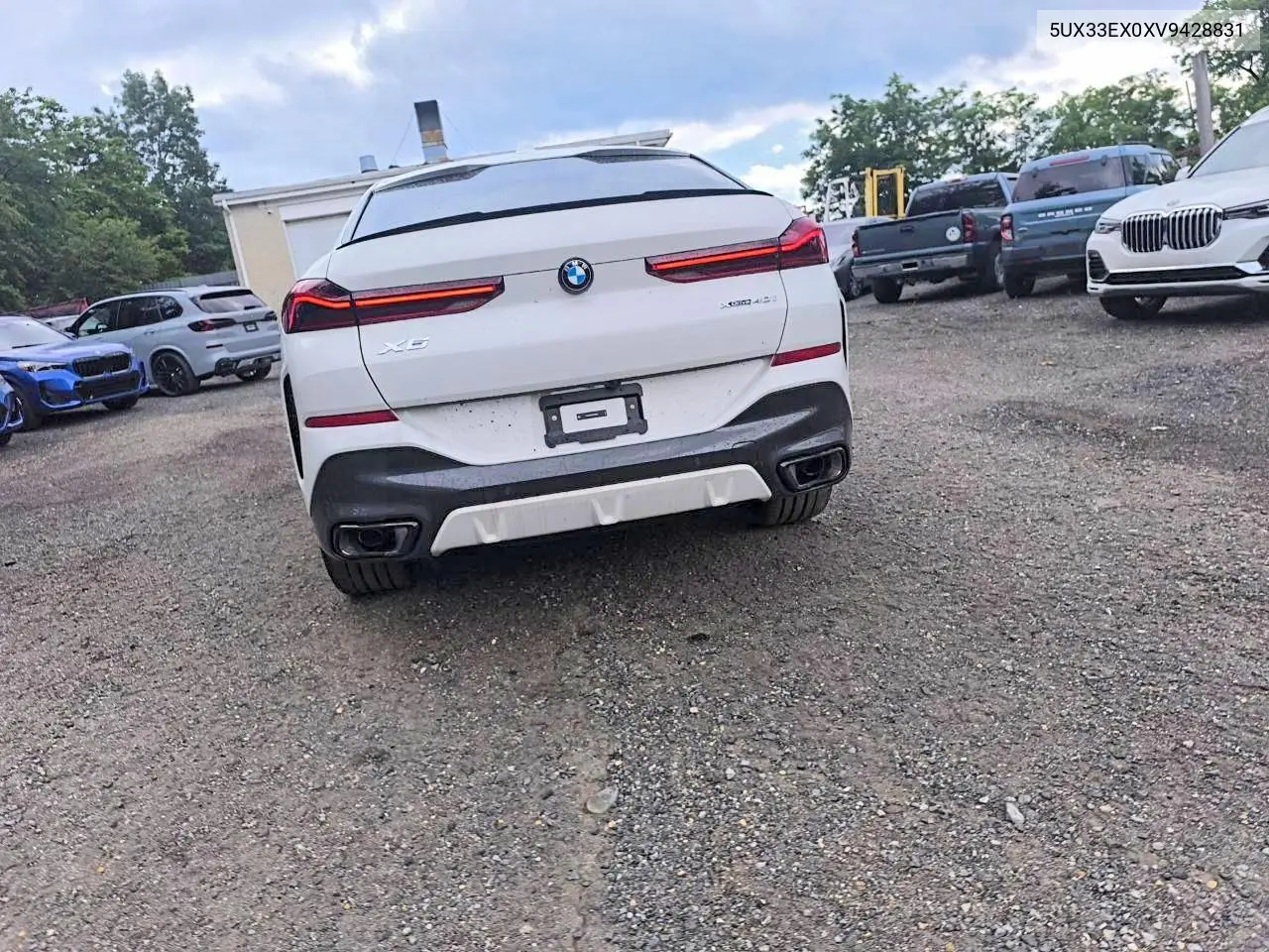 2027 BMW X6 xDrive40I VIN: 5UX33EX0XV9428831 Lot: 55637126