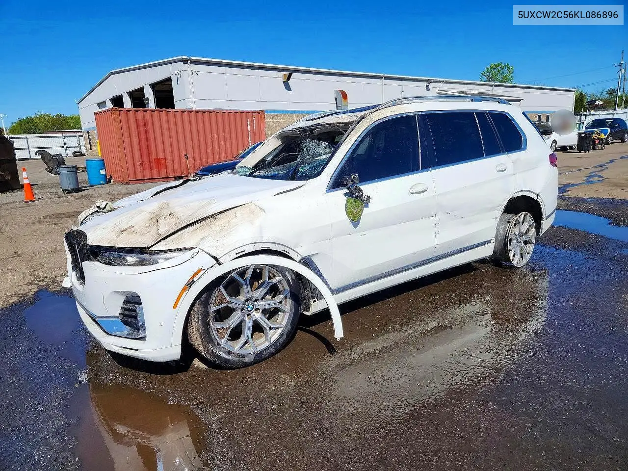 2019 BMW X7 xDrive40I VIN: 5UXCW2C56KL086896 Lot: 51879346