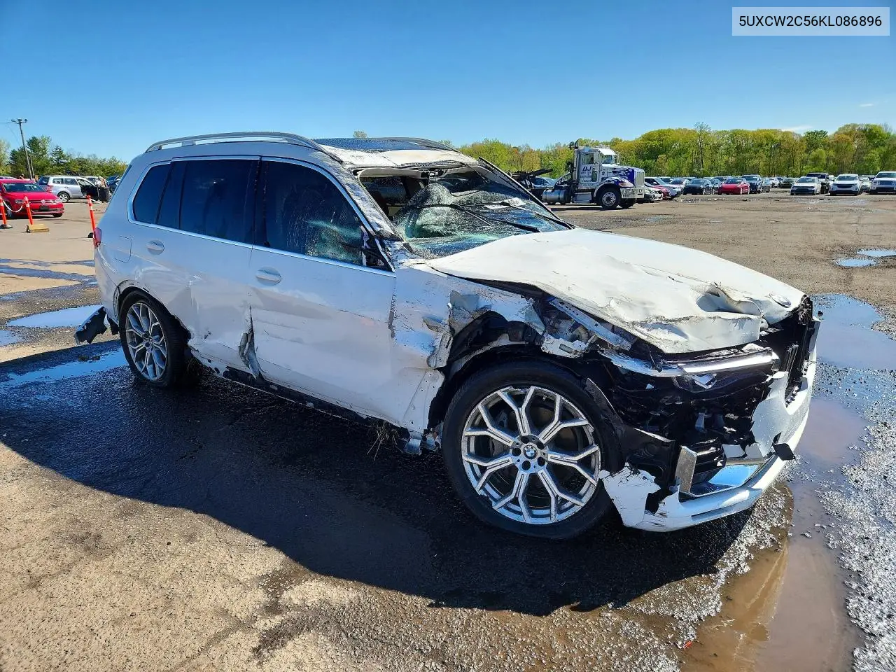 2019 BMW X7 xDrive40I VIN: 5UXCW2C56KL086896 Lot: 51879346