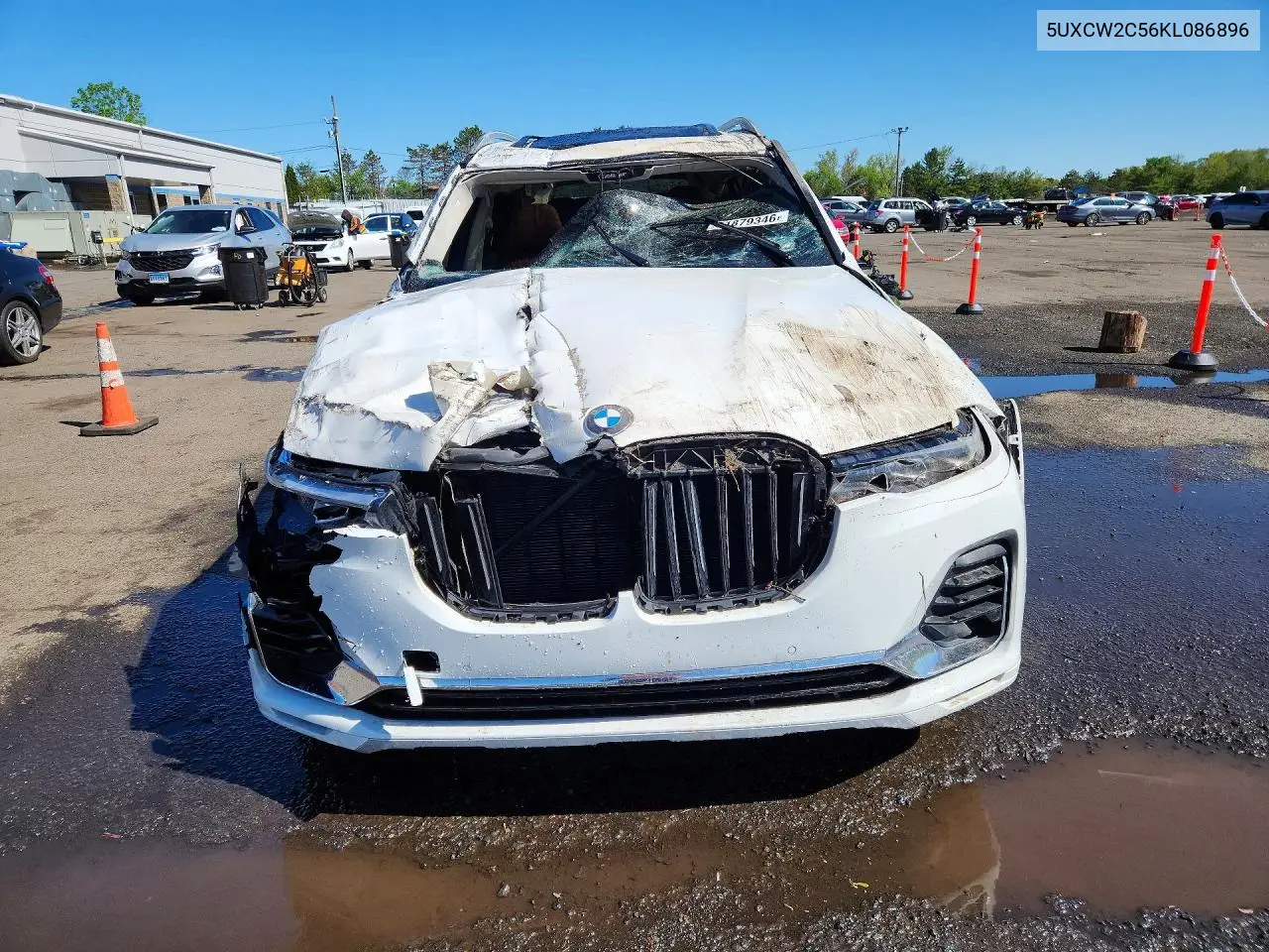 2019 BMW X7 xDrive40I VIN: 5UXCW2C56KL086896 Lot: 51879346