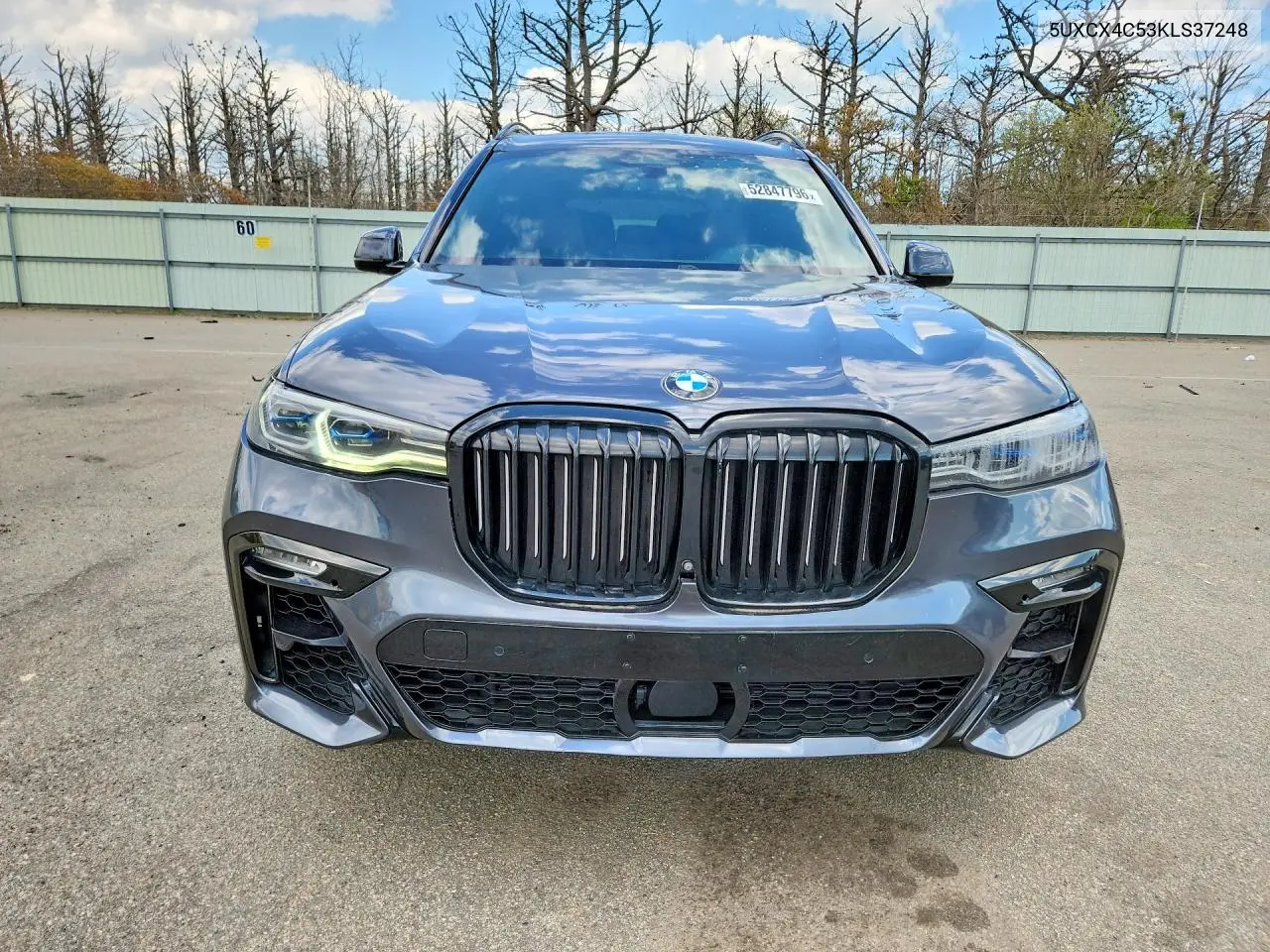 2019 BMW X7 xDrive50I VIN: 5UXCX4C53KLS37248 Lot: 52847796