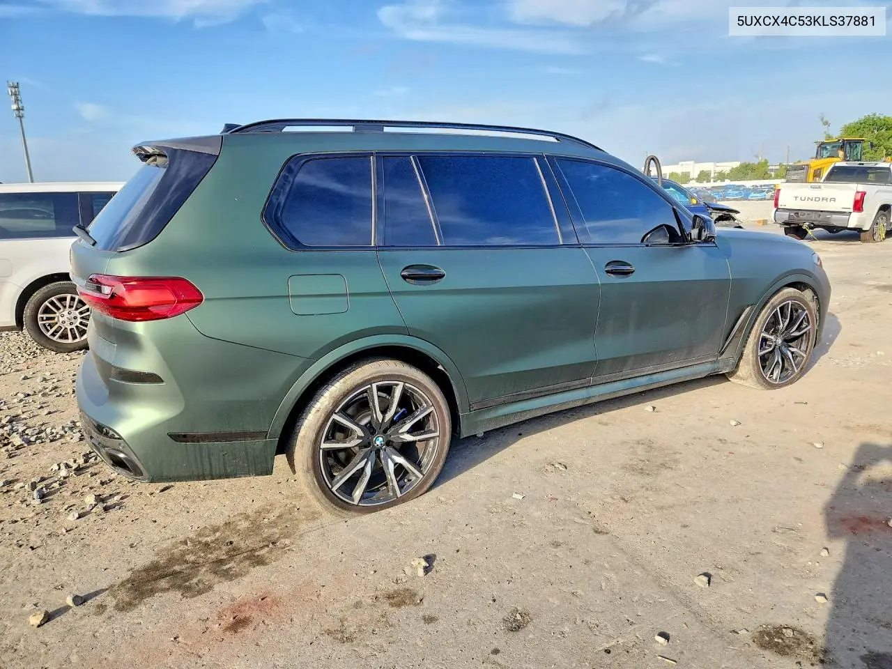 2019 BMW X7 xDrive50I VIN: 5UXCX4C53KLS37881 Lot: 54881426