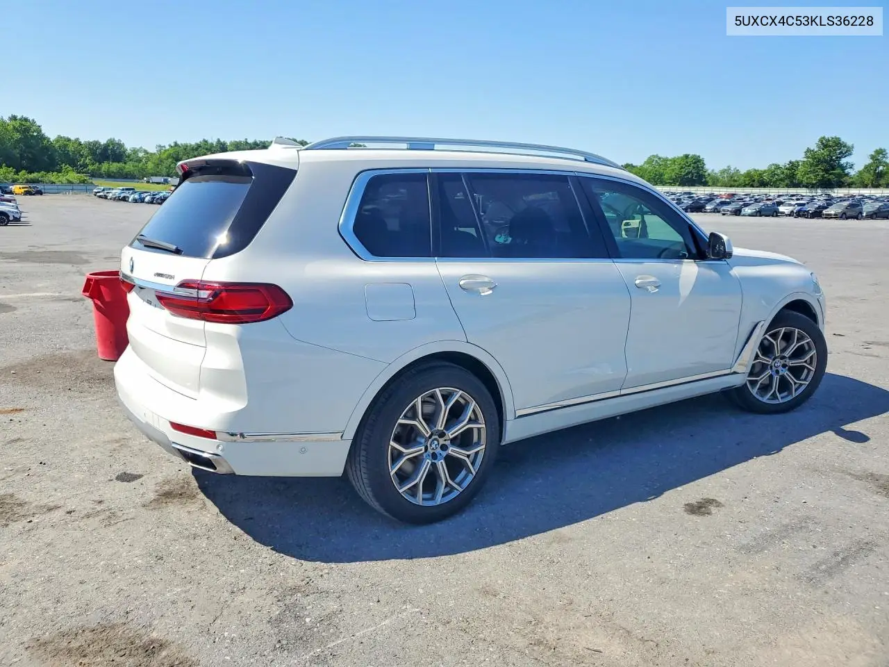 2019 BMW X7 xDrive50I VIN: 5UXCX4C53KLS36228 Lot: 55778826