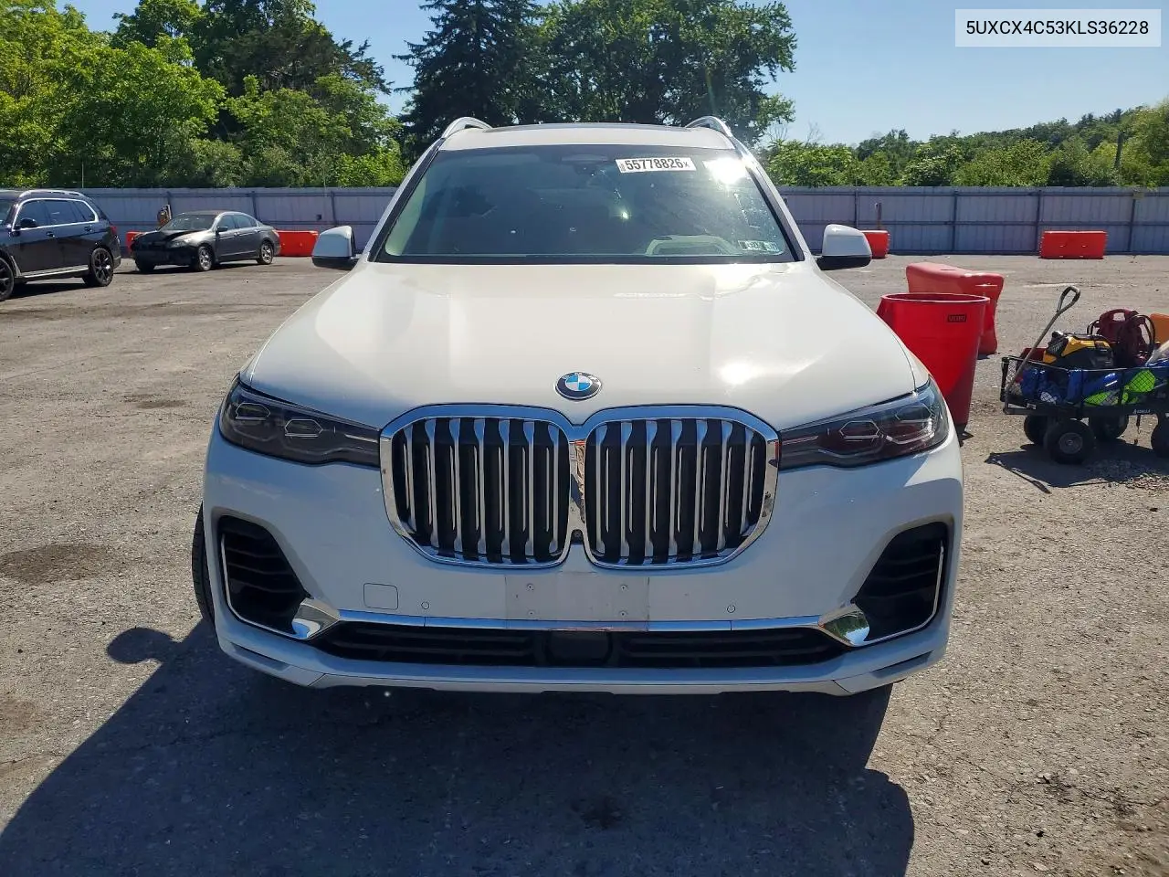 2019 BMW X7 xDrive50I VIN: 5UXCX4C53KLS36228 Lot: 55778826