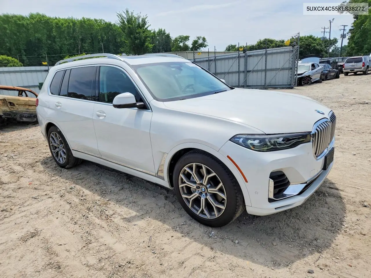 2019 BMW X7 xDrive50I VIN: 5UXCX4C55KLS38272 Lot: 56181996