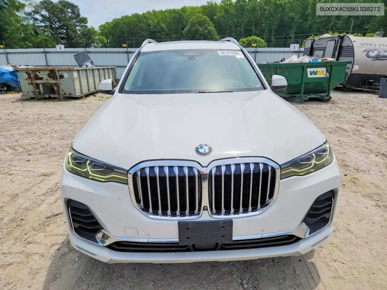 2019 BMW X7 xDrive50I VIN: 5UXCX4C55KLS38272 Lot: 56181996