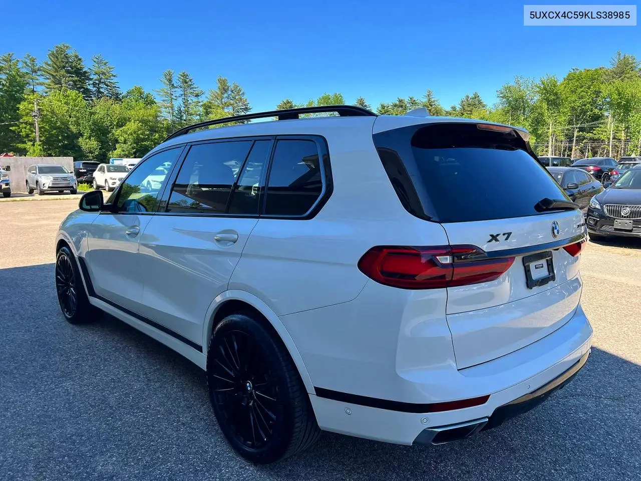 2019 BMW X7 xDrive50I VIN: 5UXCX4C59KLS38985 Lot: 57222216