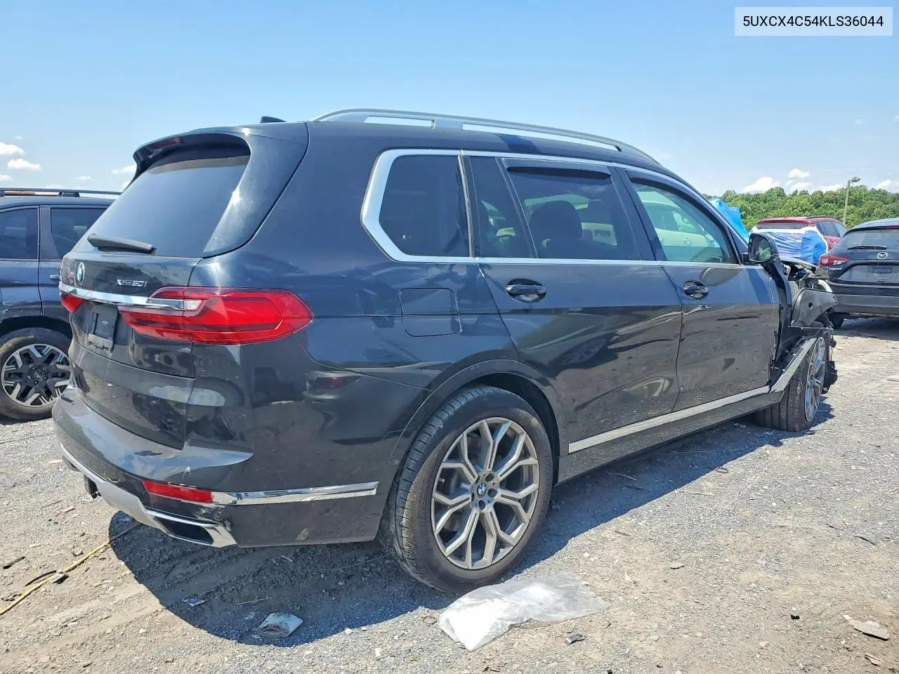 2019 BMW X7 xDrive50I VIN: 5UXCX4C54KLS36044 Lot: 57598026