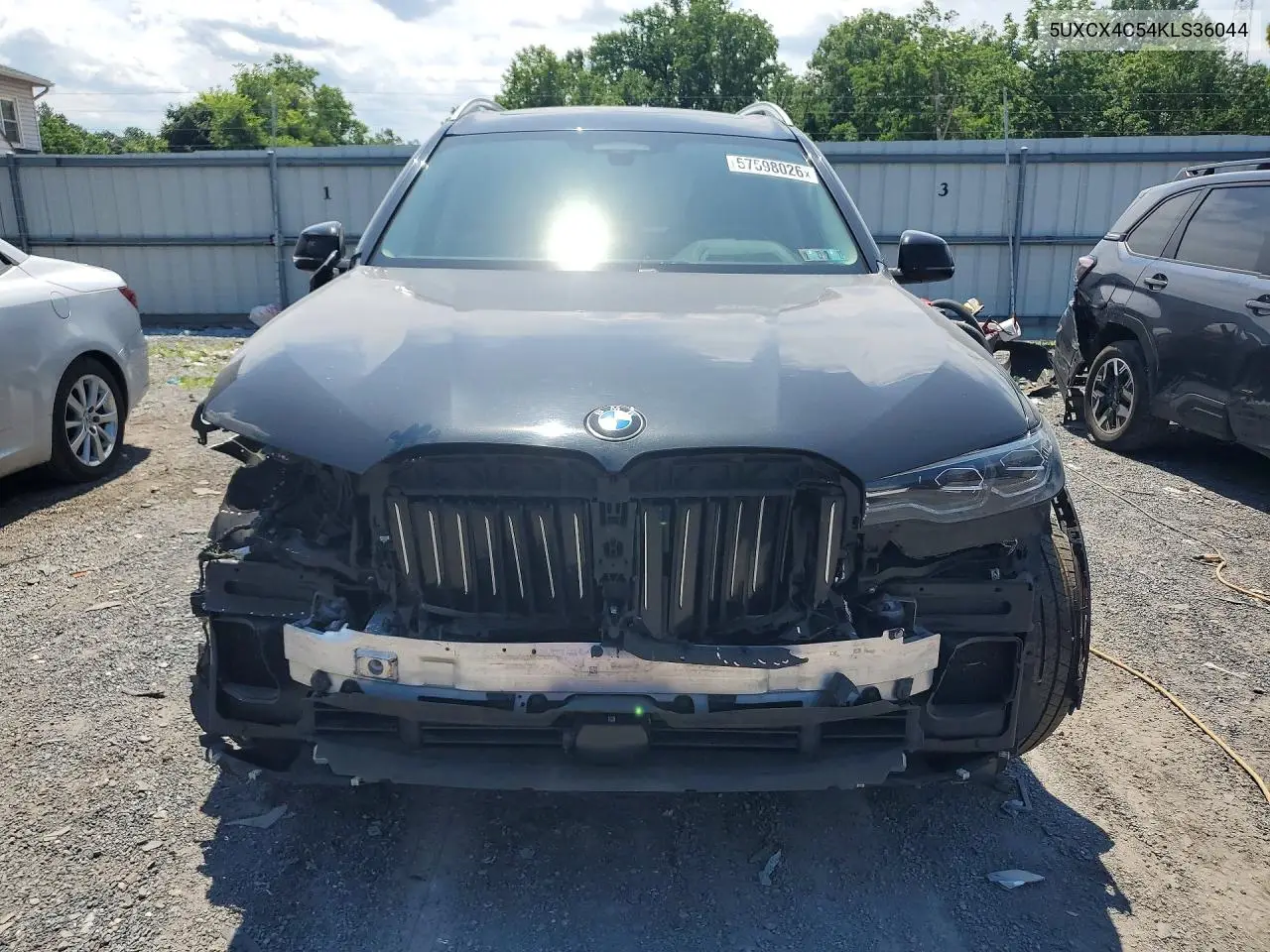 2019 BMW X7 xDrive50I VIN: 5UXCX4C54KLS36044 Lot: 57598026