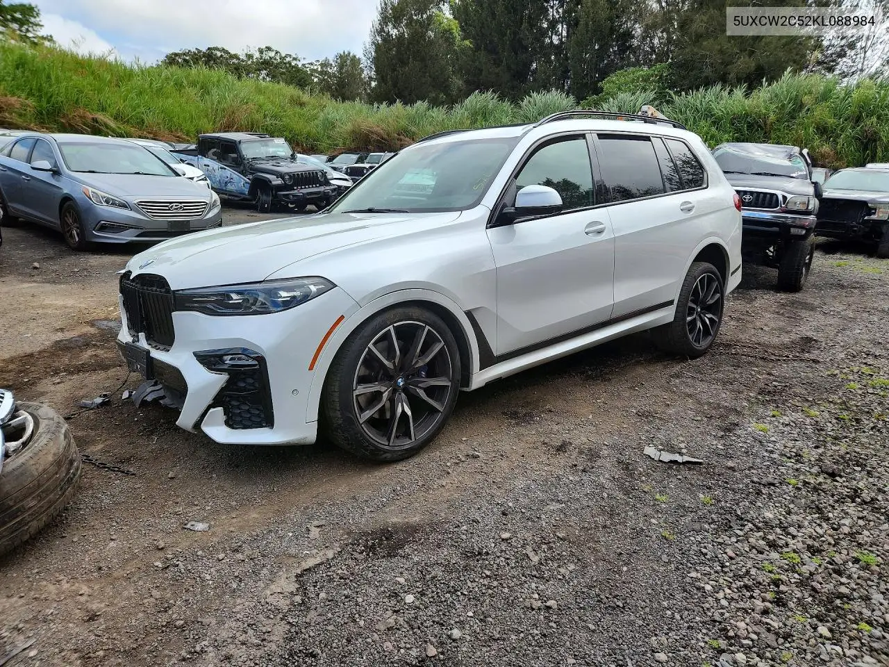 2019 BMW X7 xDrive40I VIN: 5UXCW2C52KL088984 Lot: 57628406