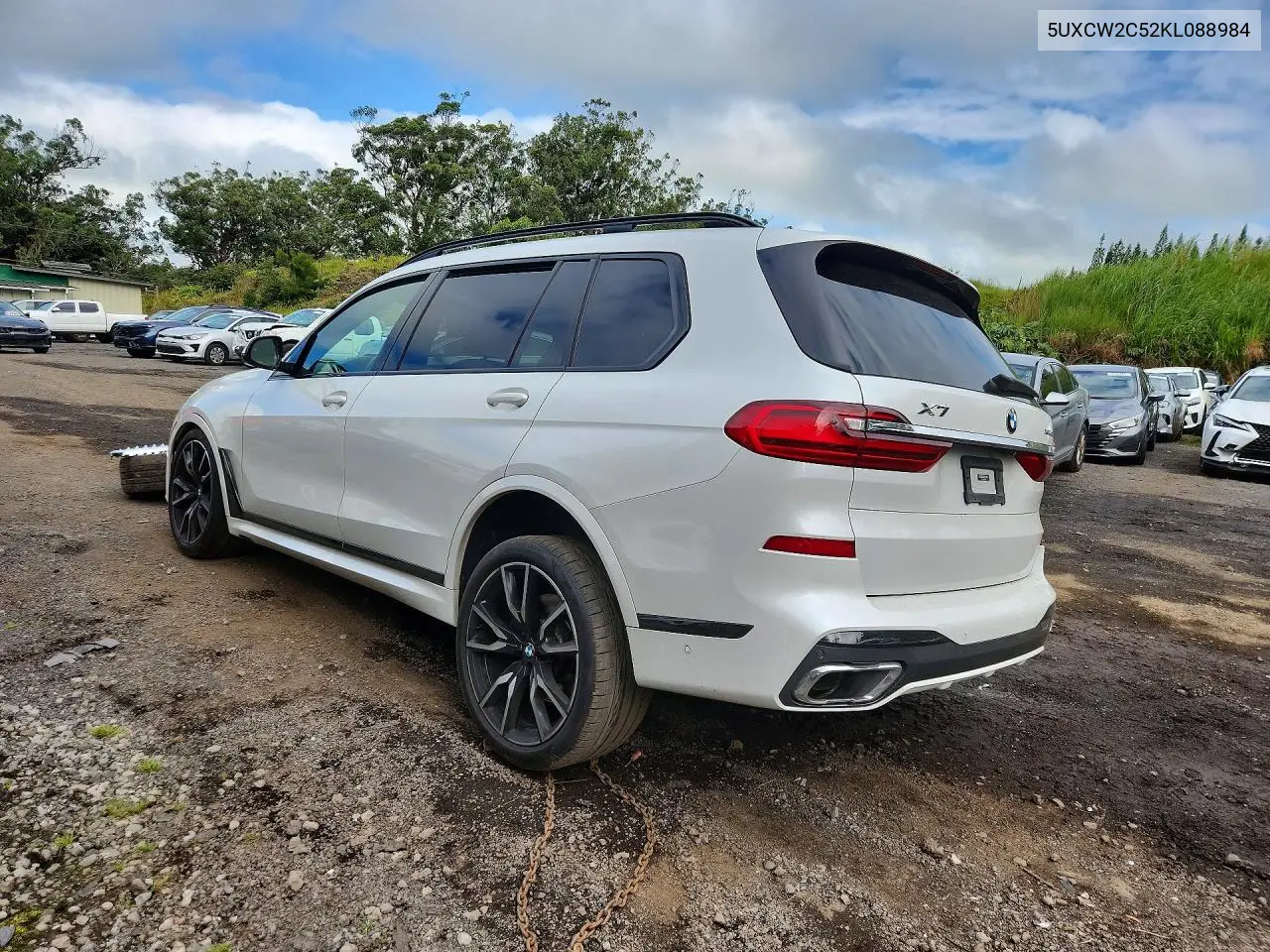 2019 BMW X7 xDrive40I VIN: 5UXCW2C52KL088984 Lot: 57628406