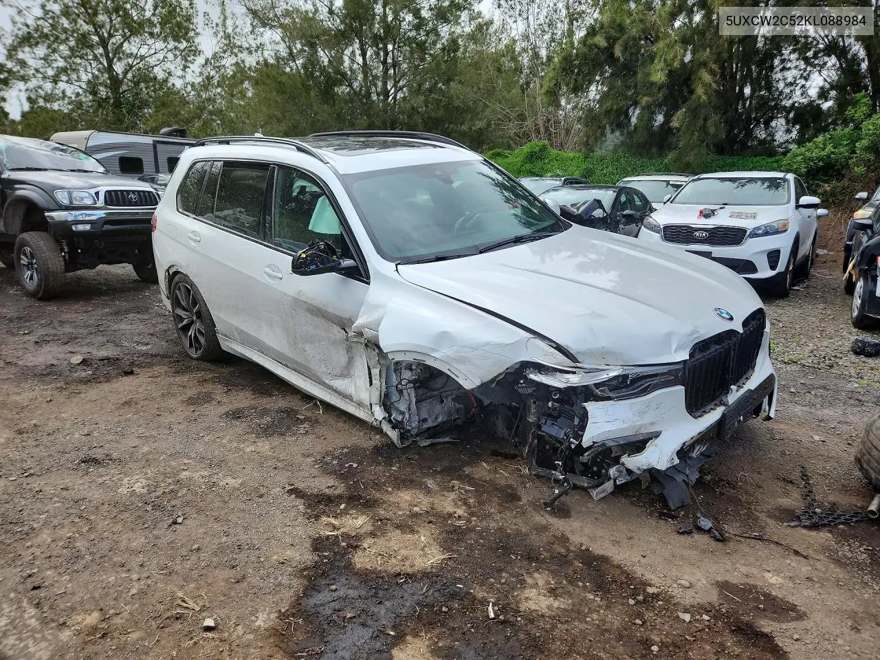 2019 BMW X7 xDrive40I VIN: 5UXCW2C52KL088984 Lot: 57628406