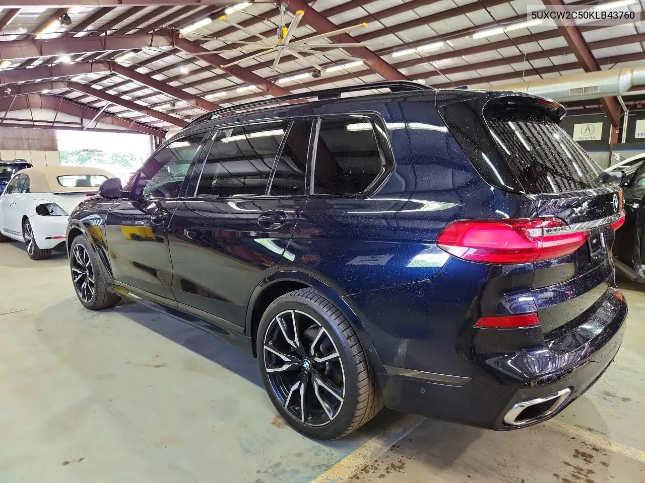 2019 BMW X7 xDrive40I VIN: 5UXCW2C50KLB43760 Lot: 58116526